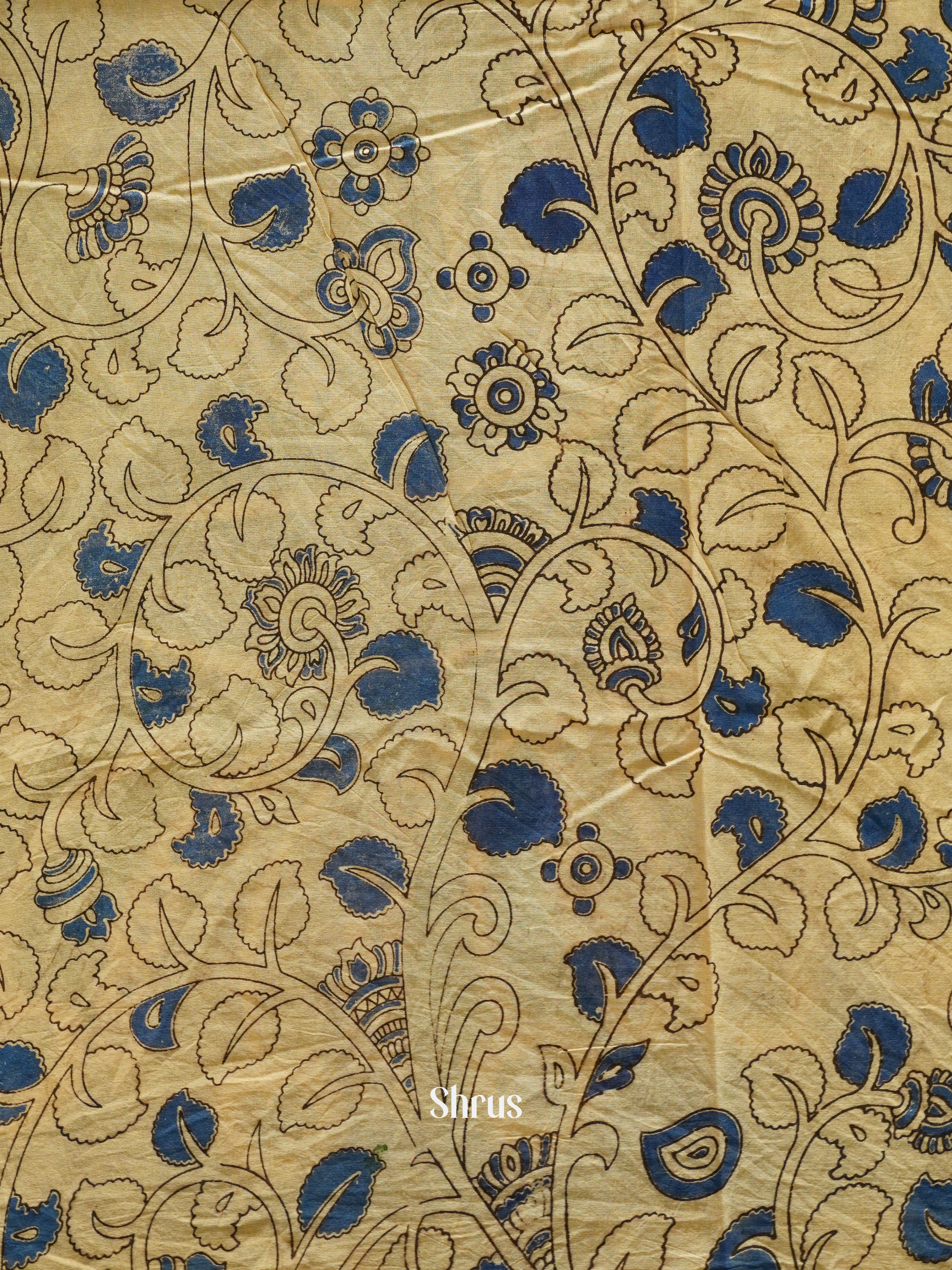 Green & Blue - kalamkari-cotton