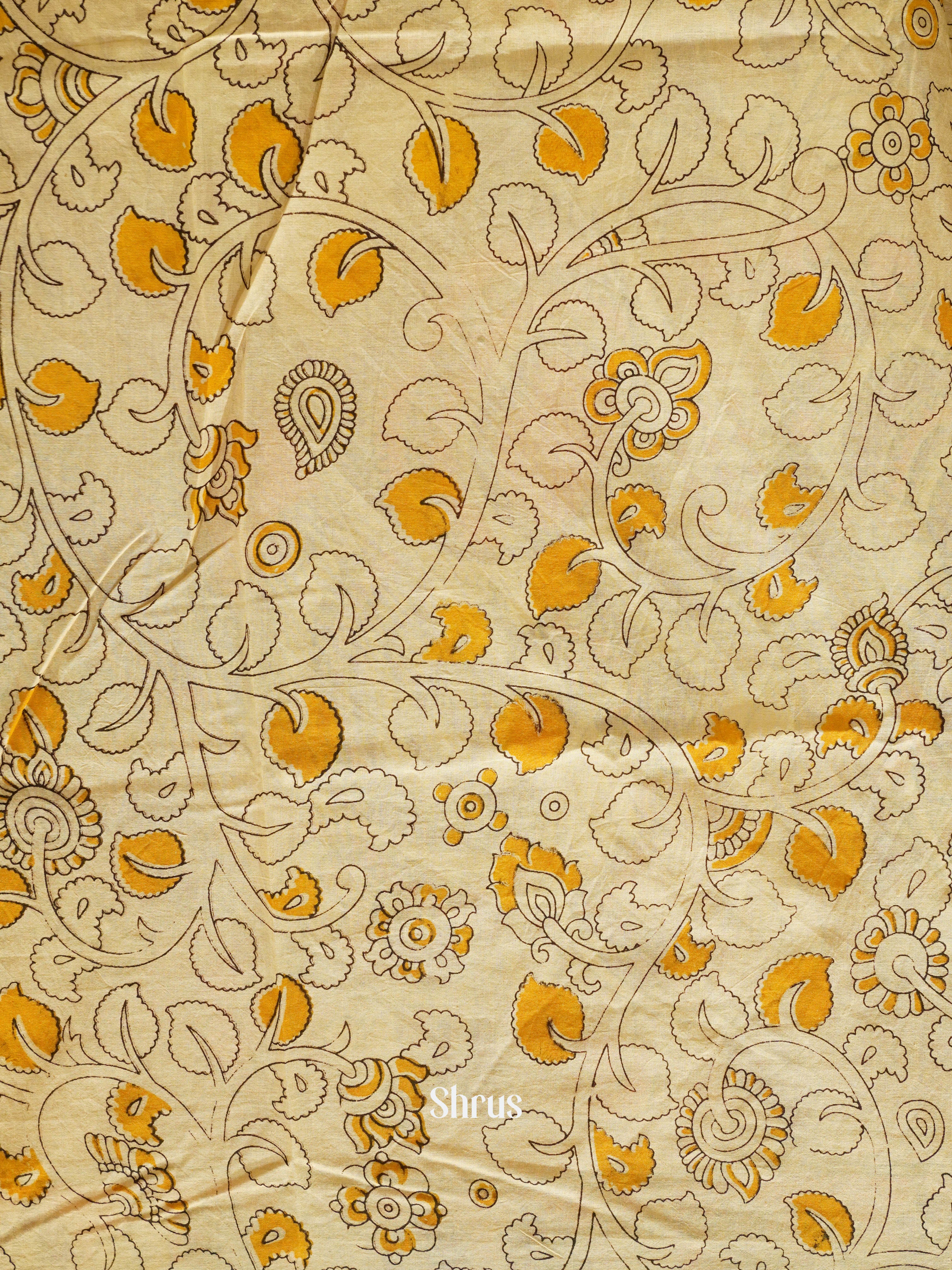 Orange & Yellow - kalamkari-cotton