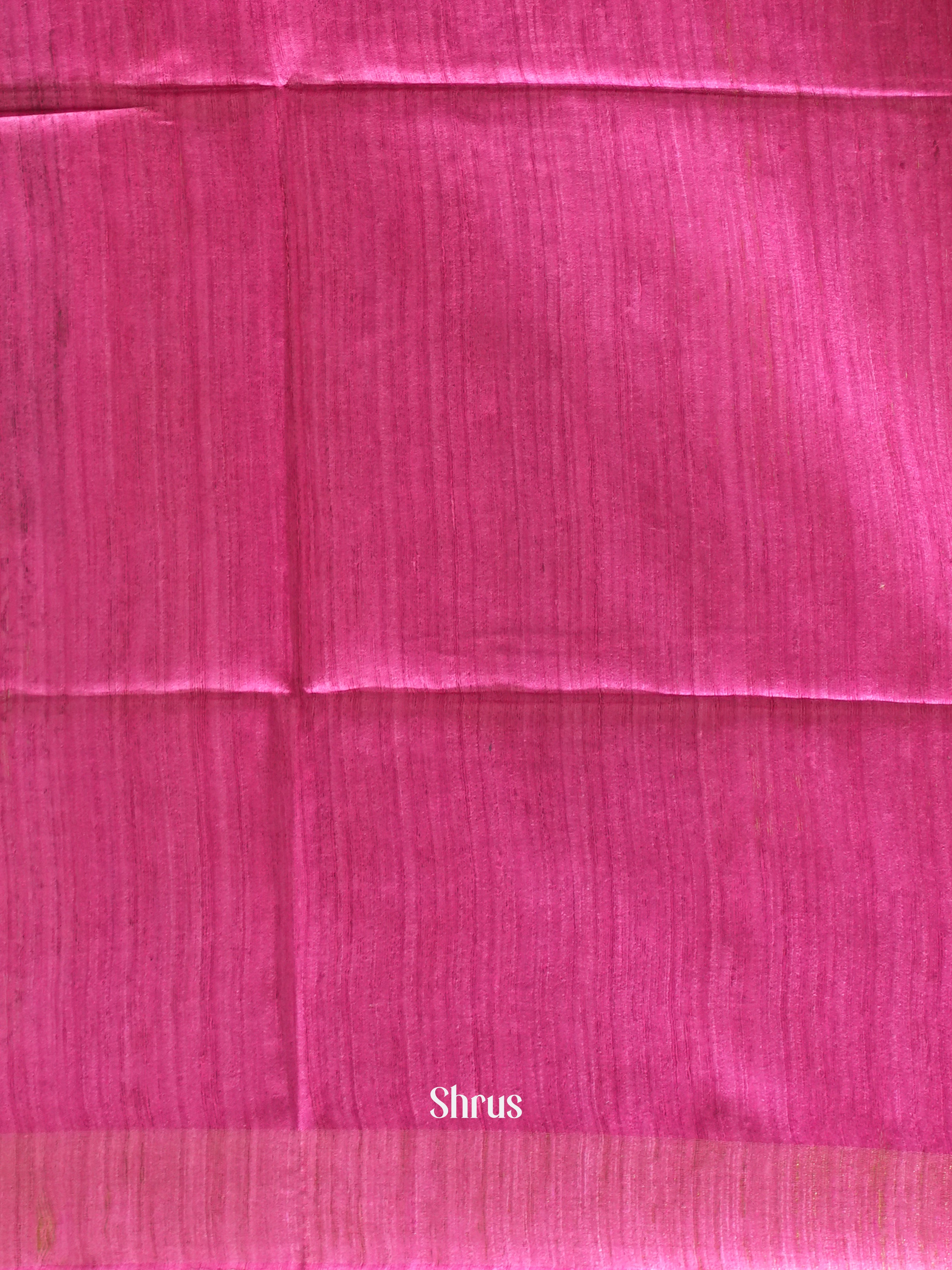 Green & Pink - Gicha Saree