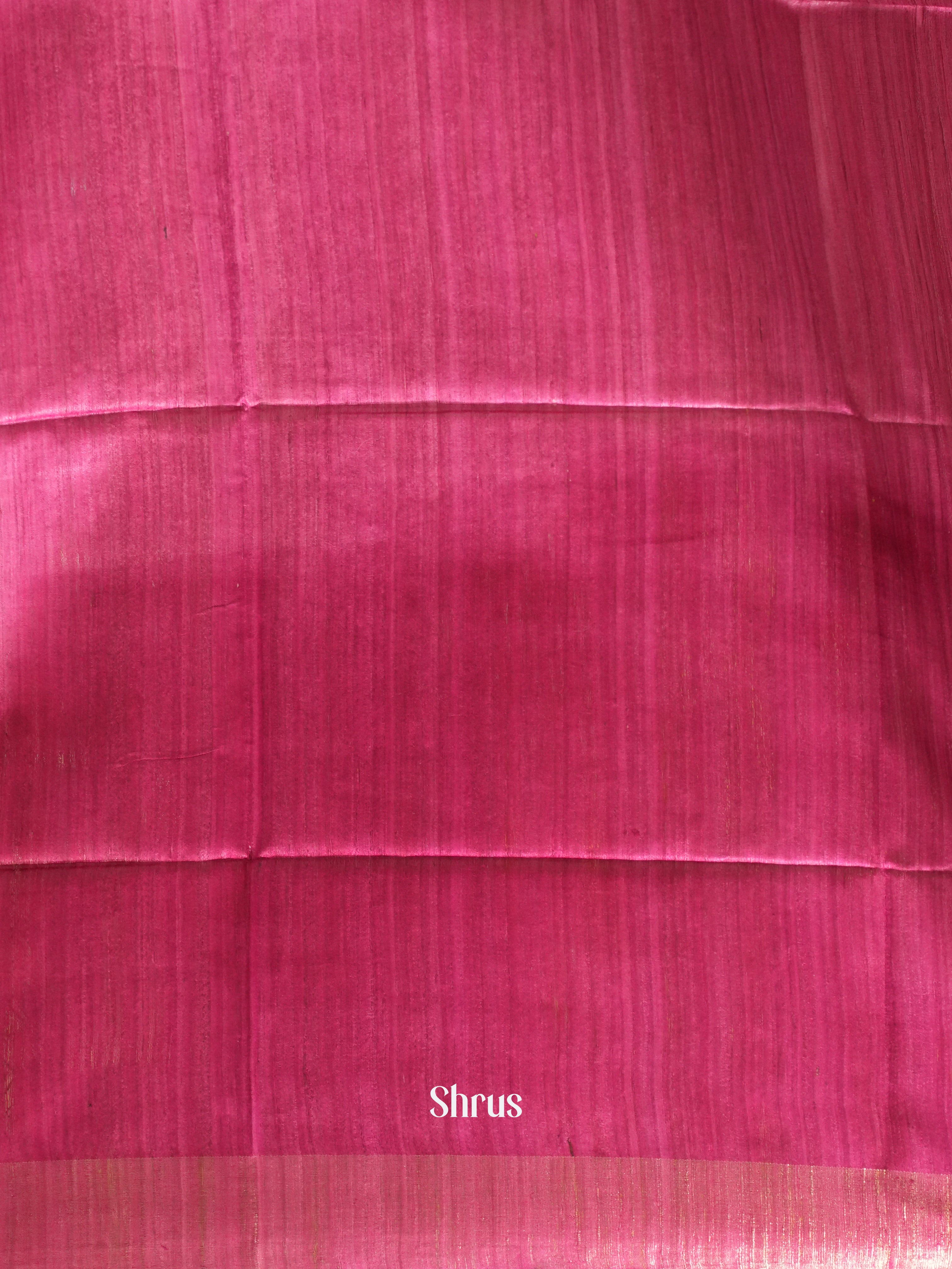 Orange & Pink - Gicha Saree