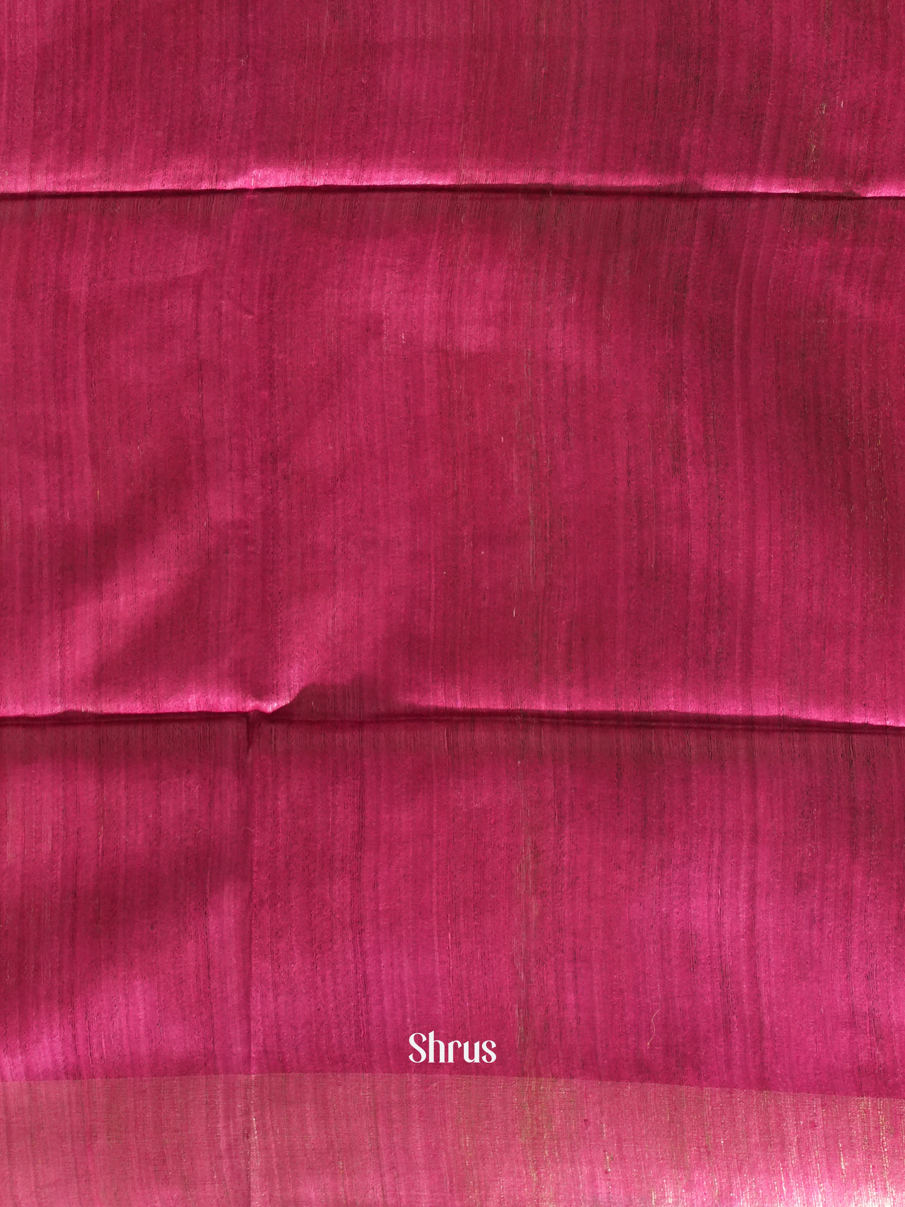 Green & Pink - Gicha Saree