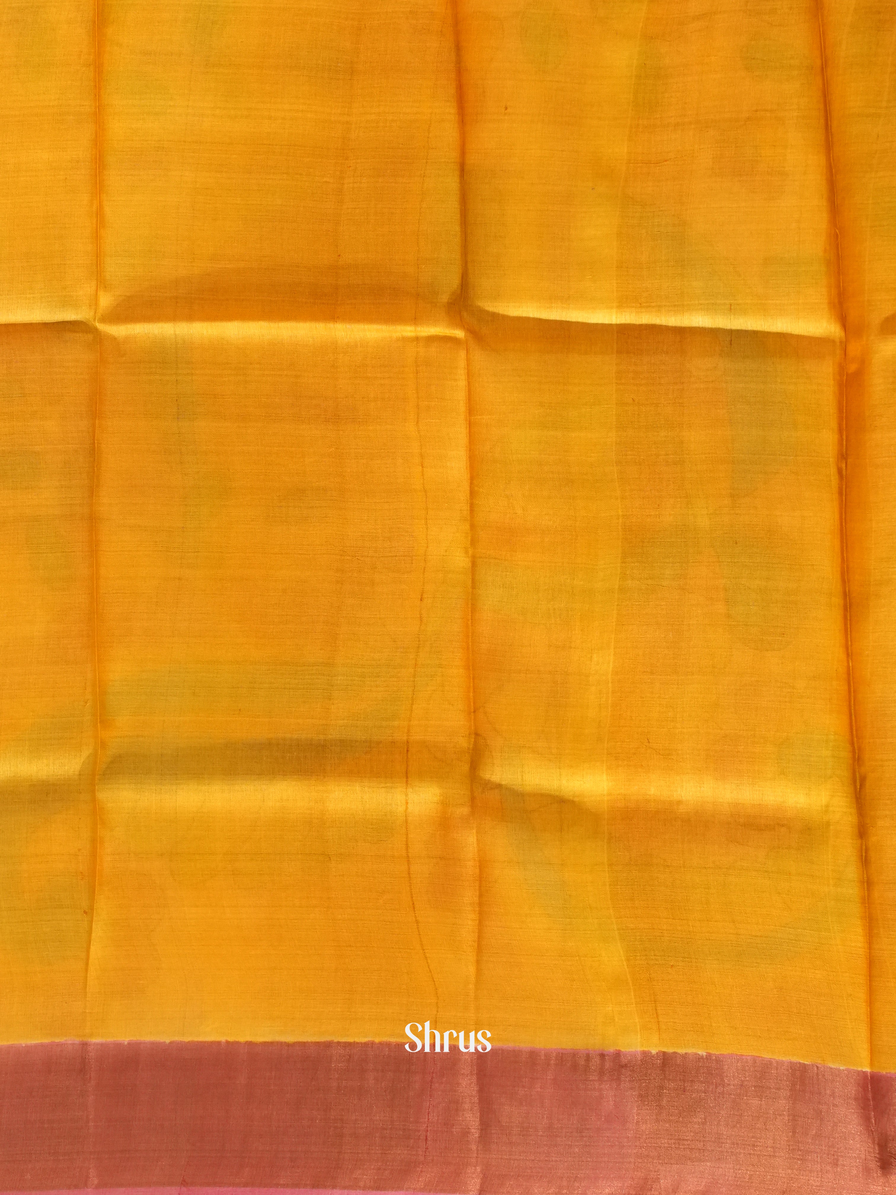 Pink & Beige - Tussar Saree