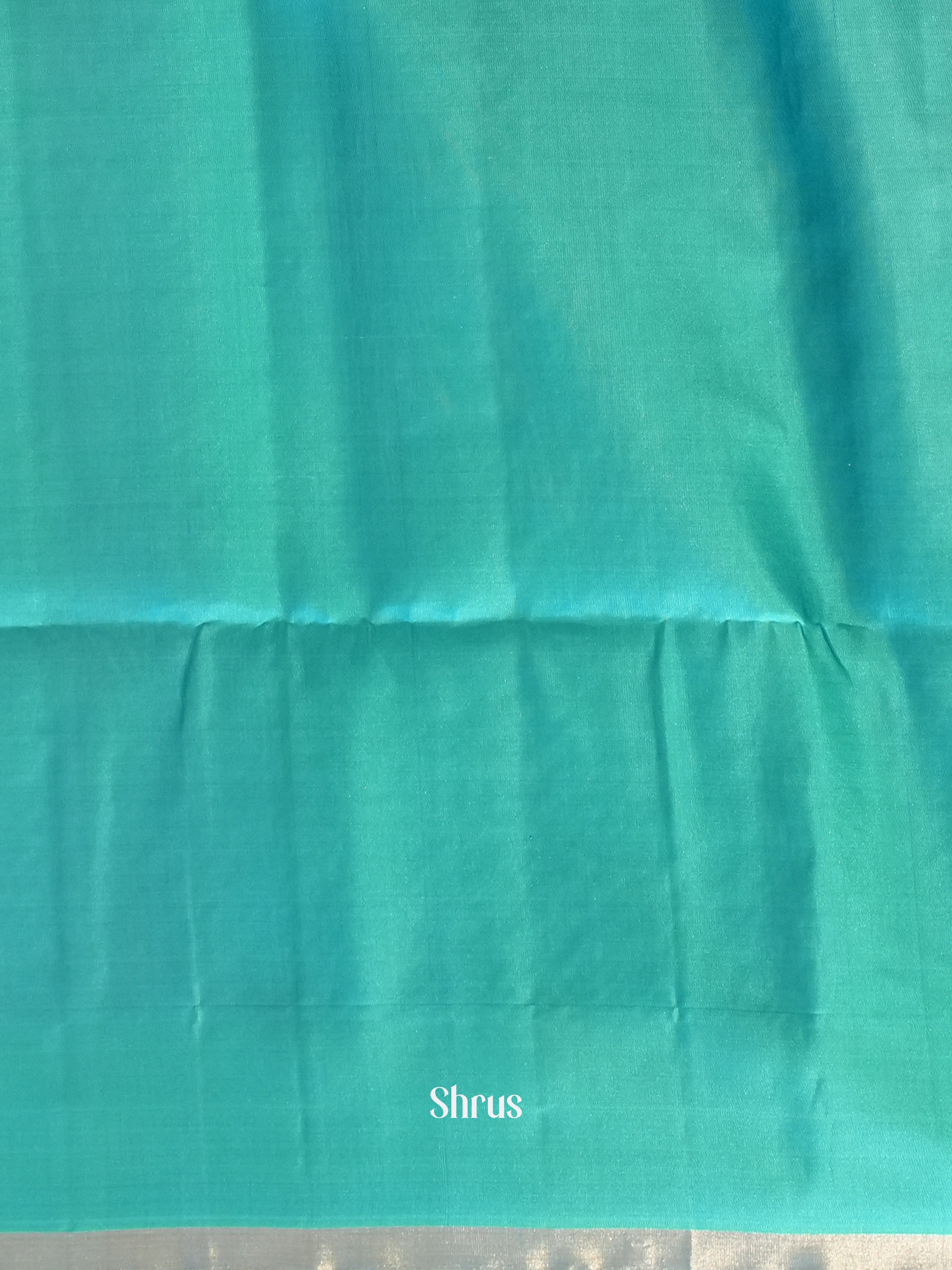 Blue & Teal - Soft Silk Saree