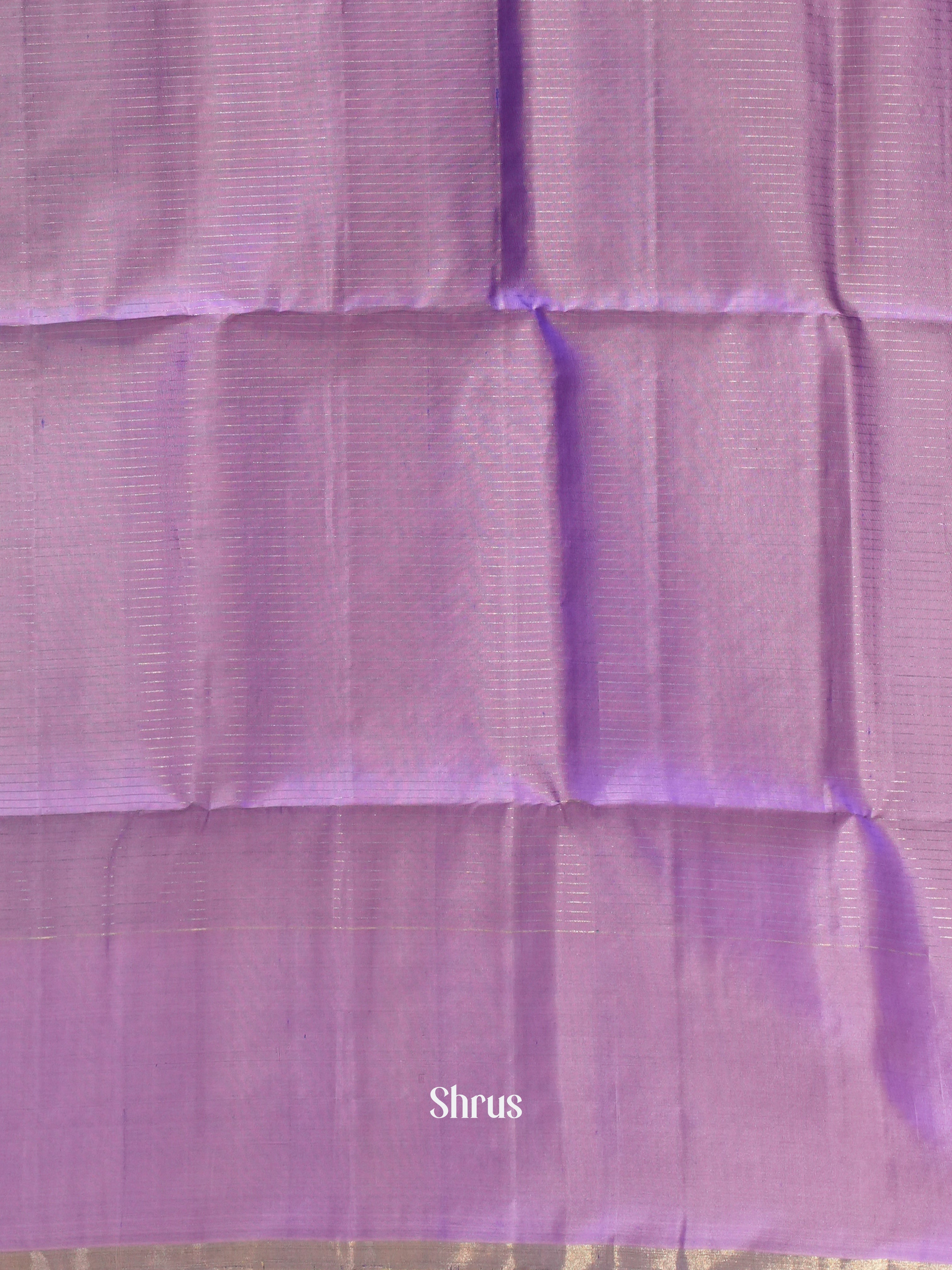 Blue & Lavender - Soft Silk Saree