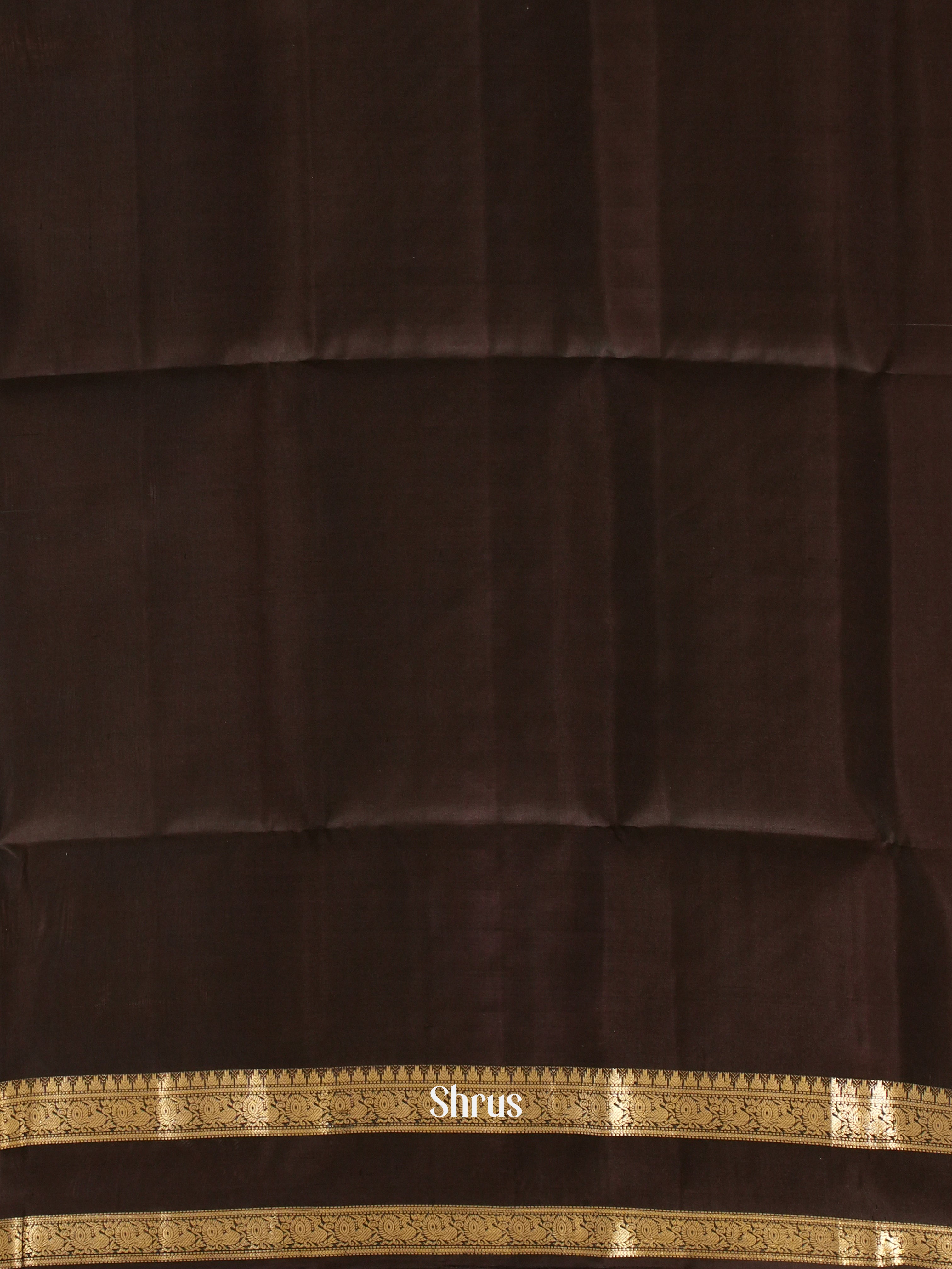 Teal & Black- Soft Silk Saree