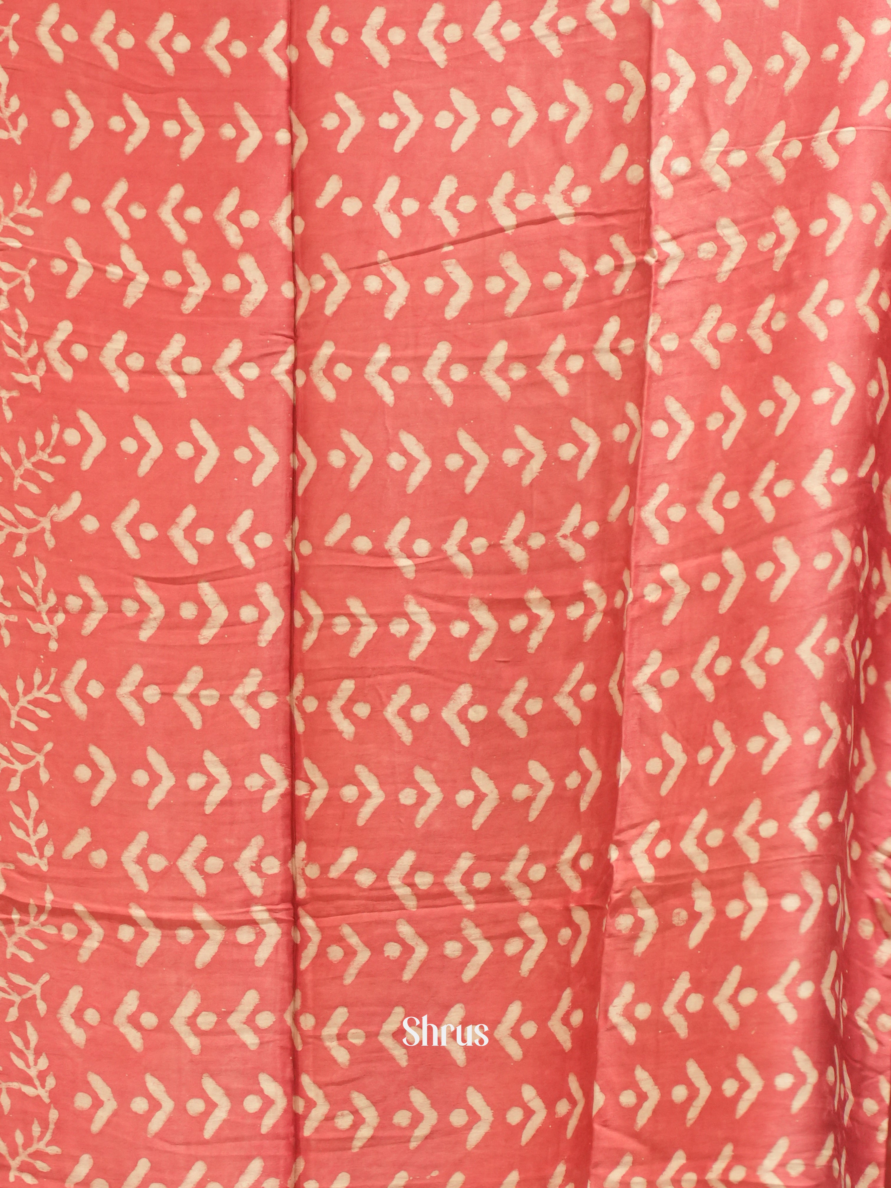 Pink - Modal Silk Saree