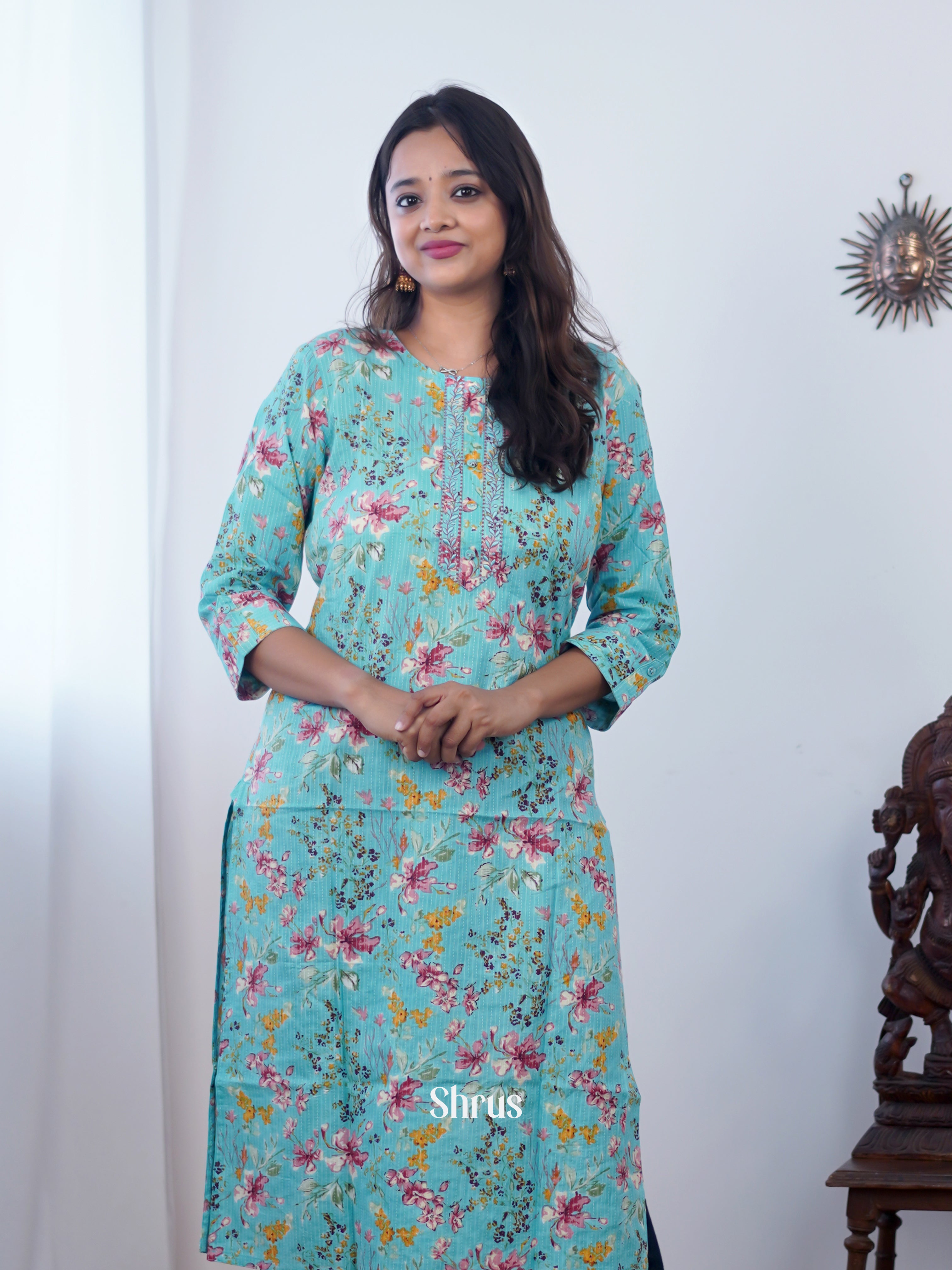 Teal Green - Readymade Kurti