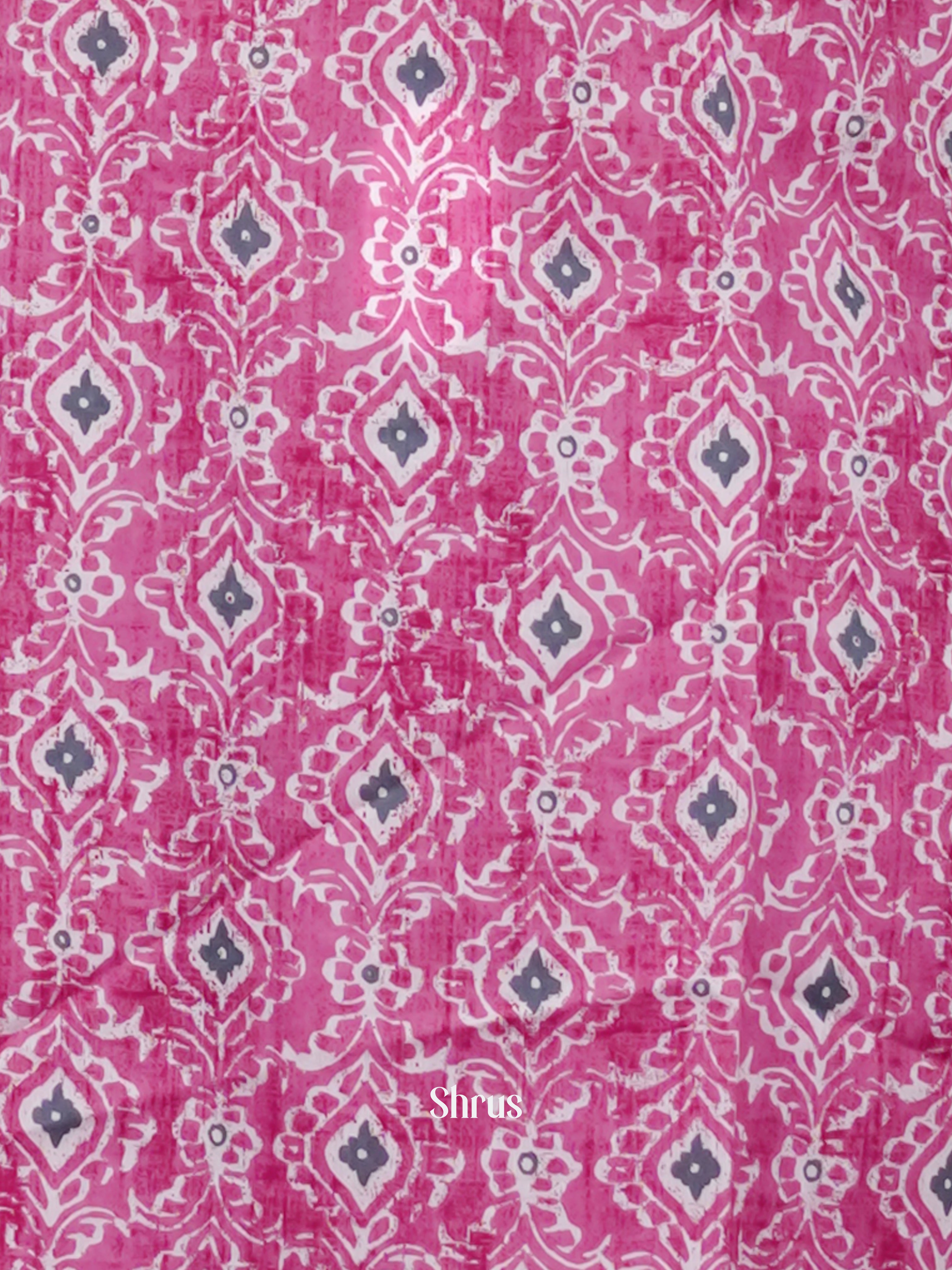 Pink  -  2pc Printed Readymade Suits