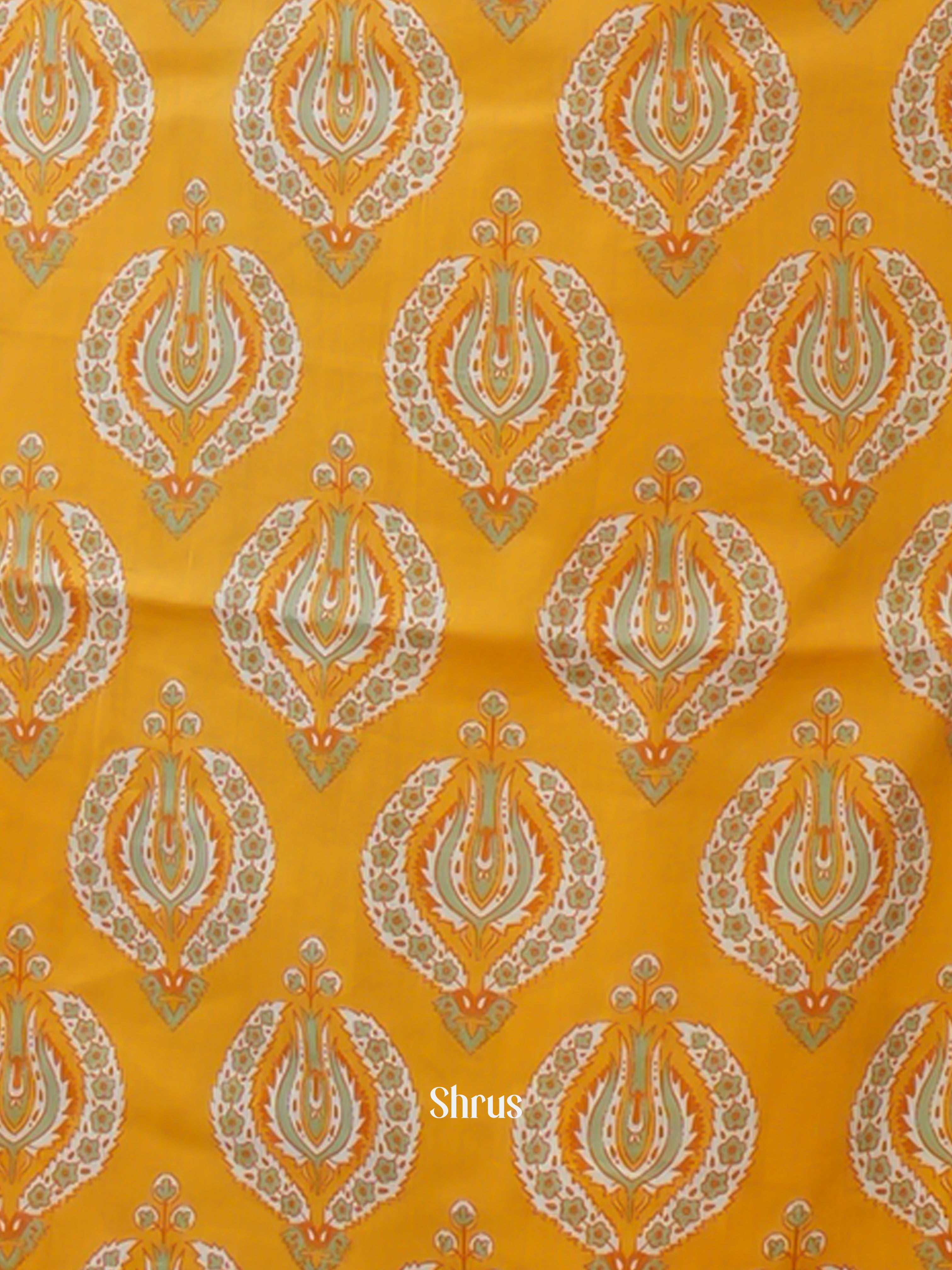 Mustard - Casual Printed 2pc  Readymade Suits