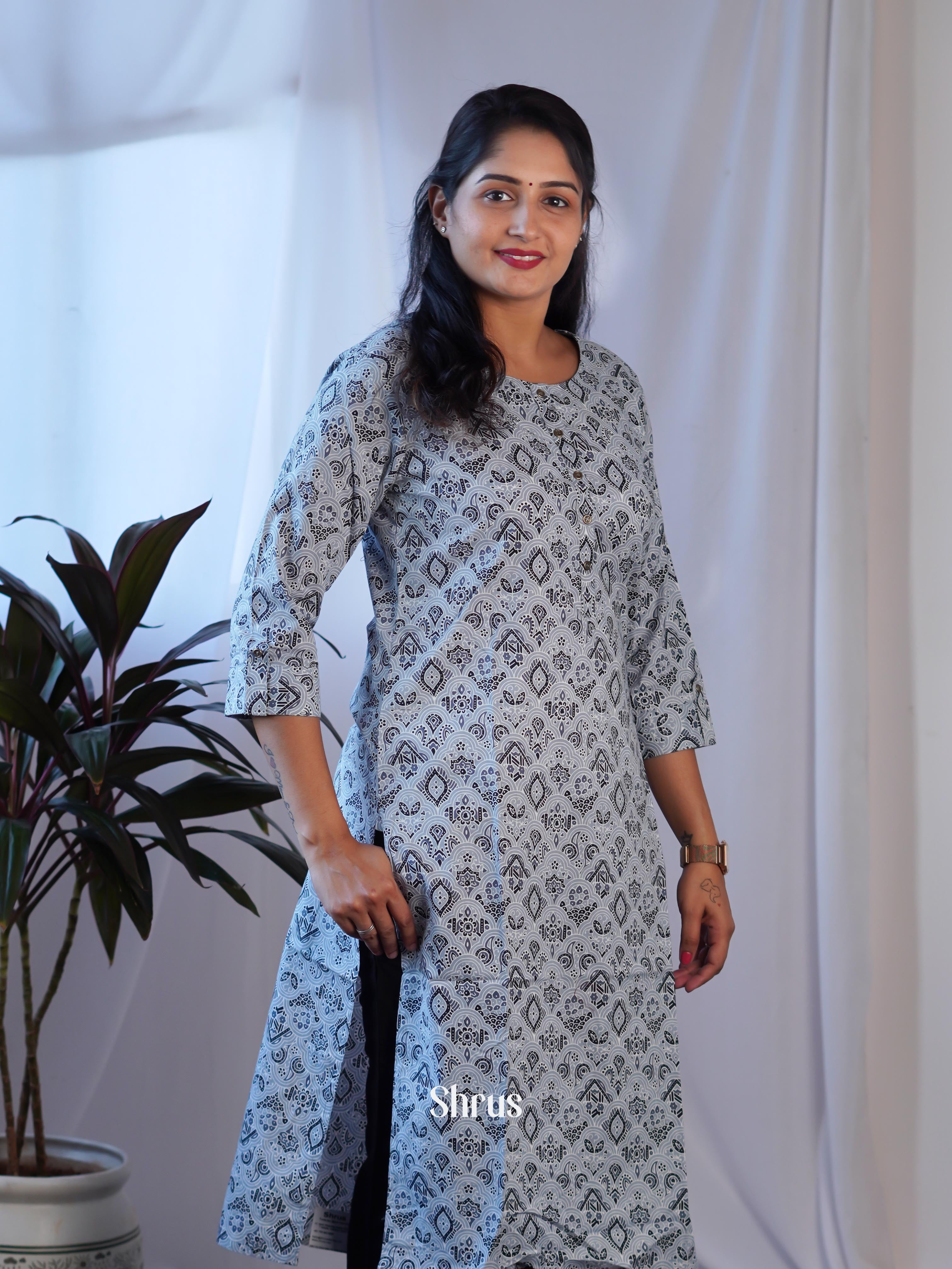 Grey - Readymade kurti