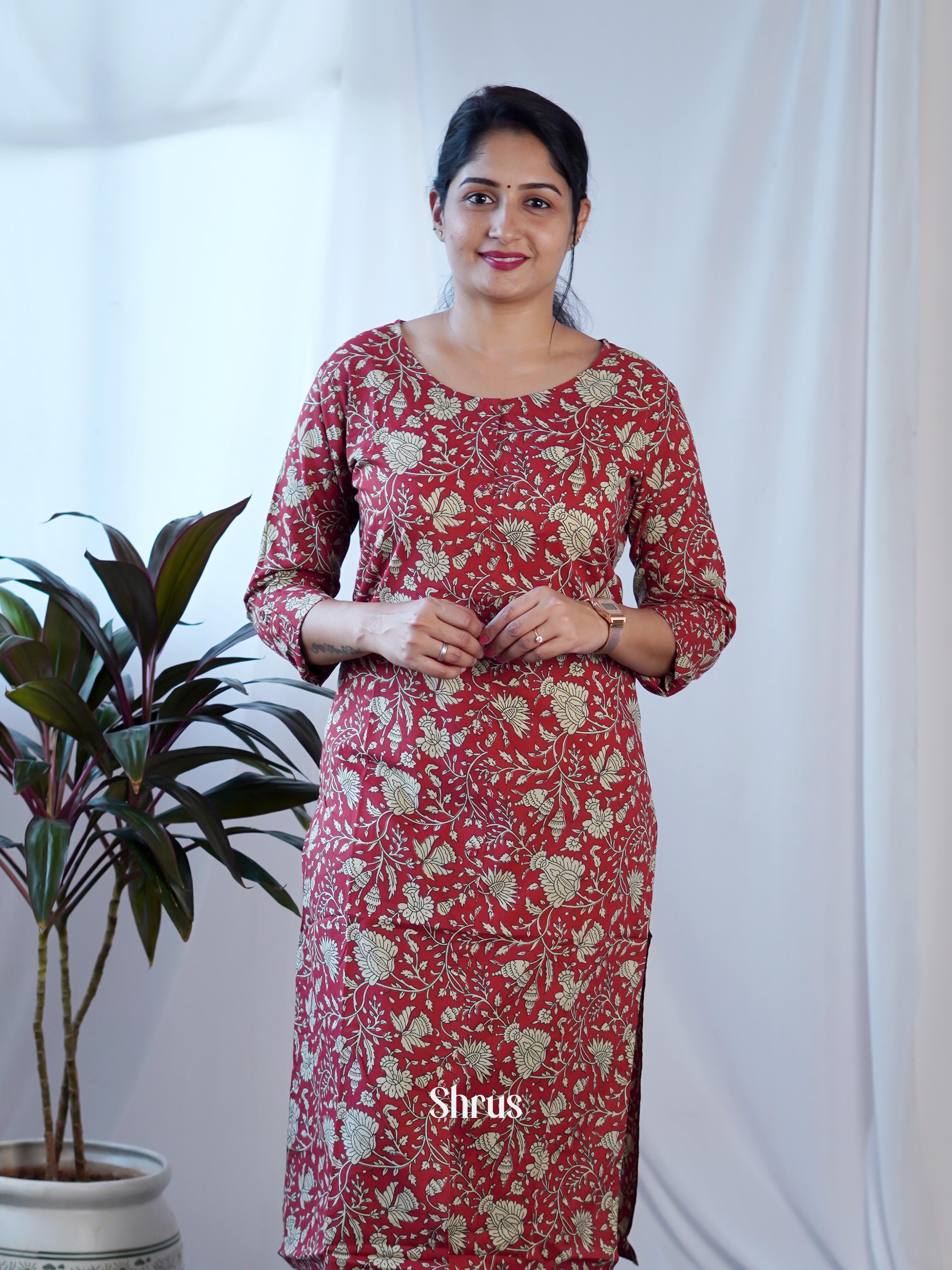 Red - Readymade Kurti