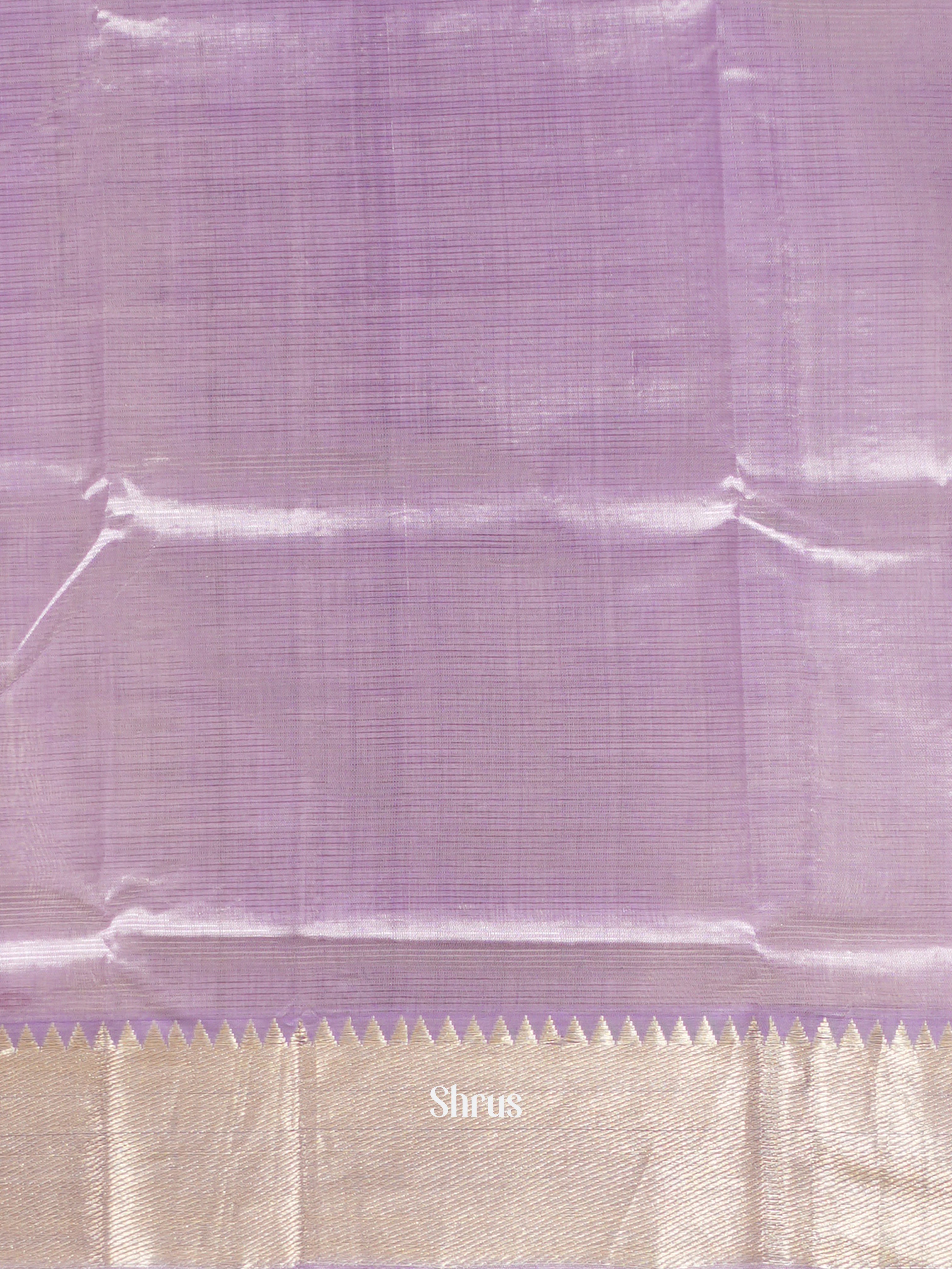 Lavender(Single Tone) - Mangalagiri silkcotton Saree