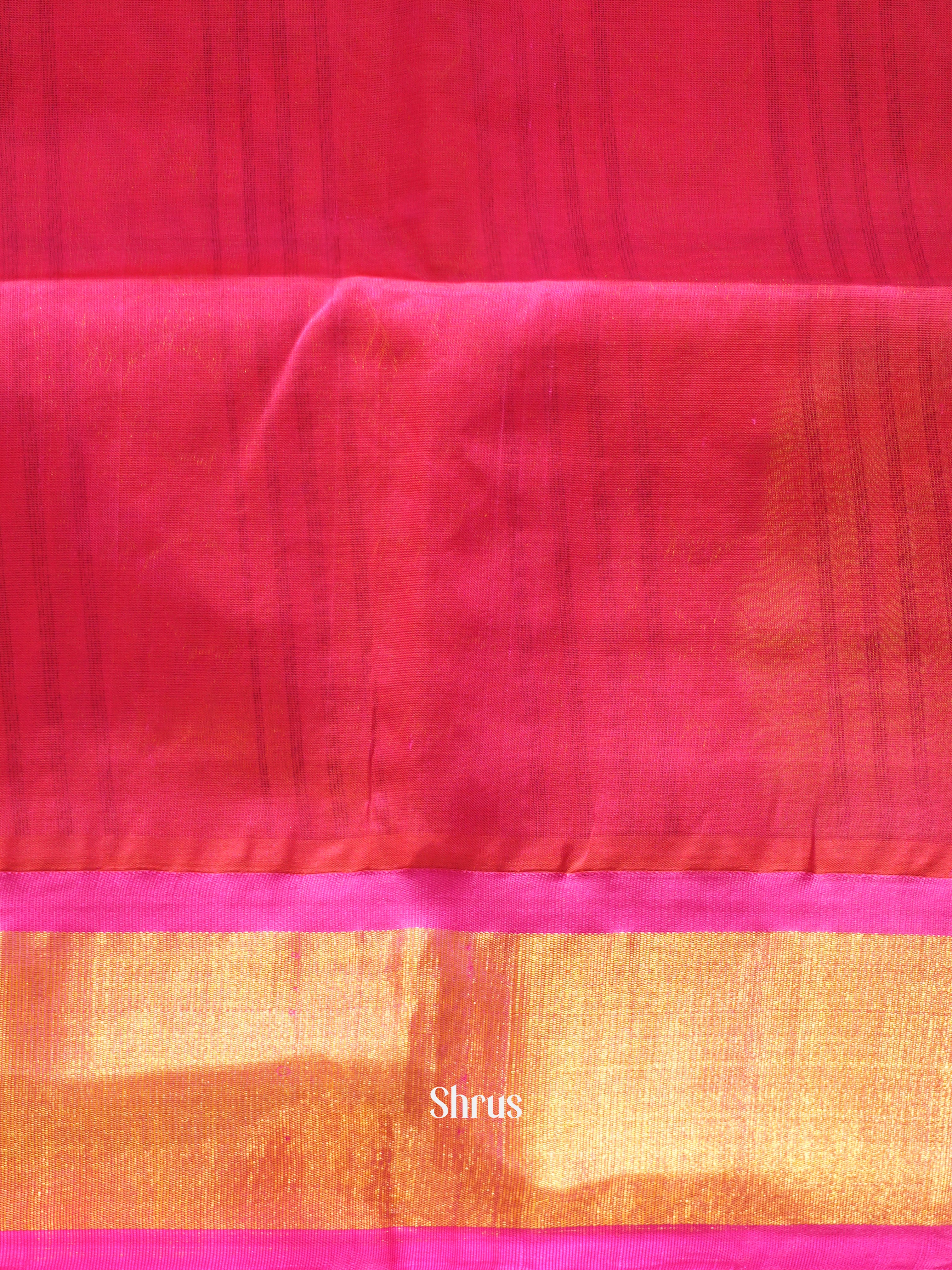 Yellow & Pink  - Silk Cotton Saree