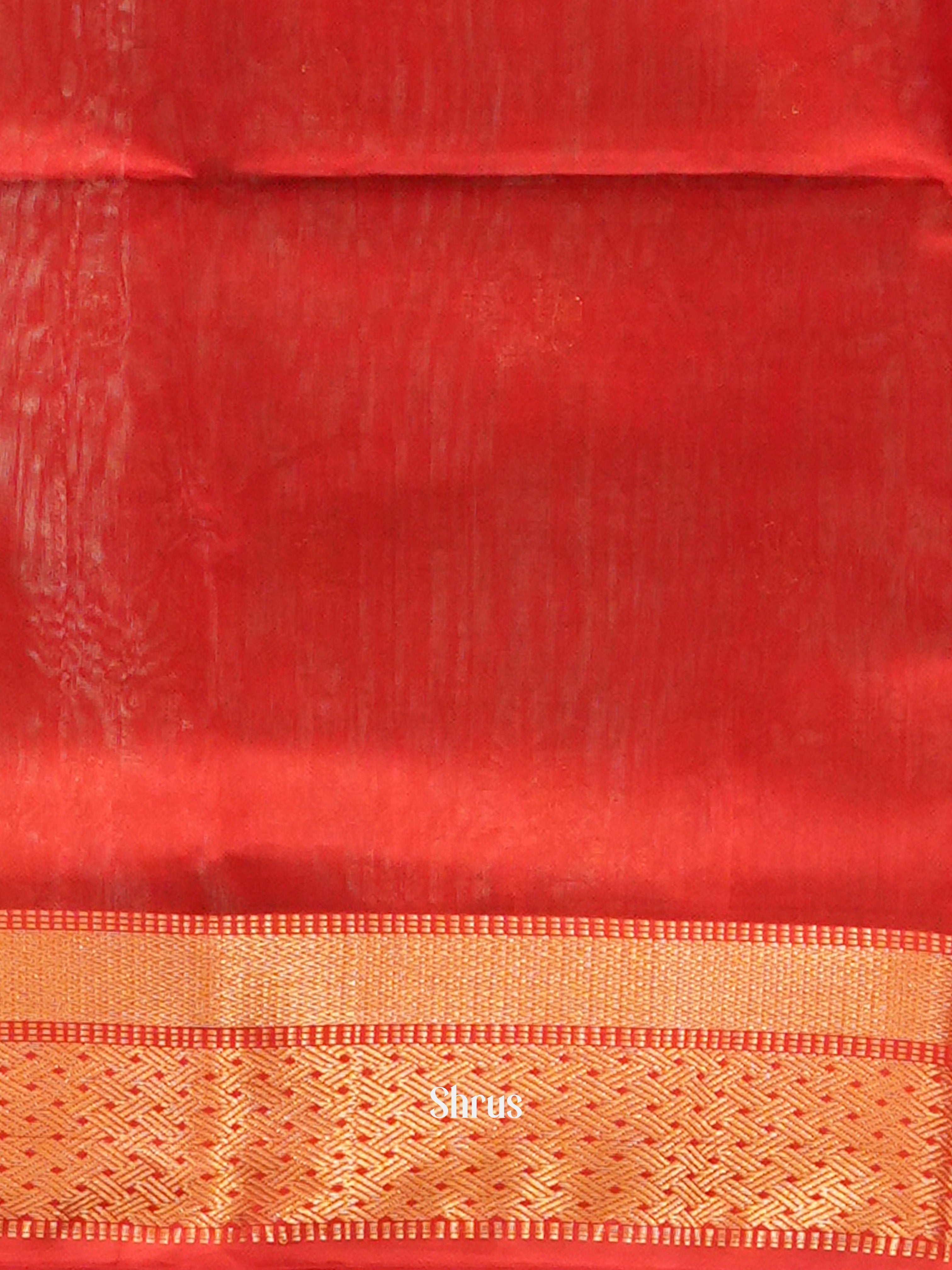 Red(single Tone) - Maheswari sico Saree