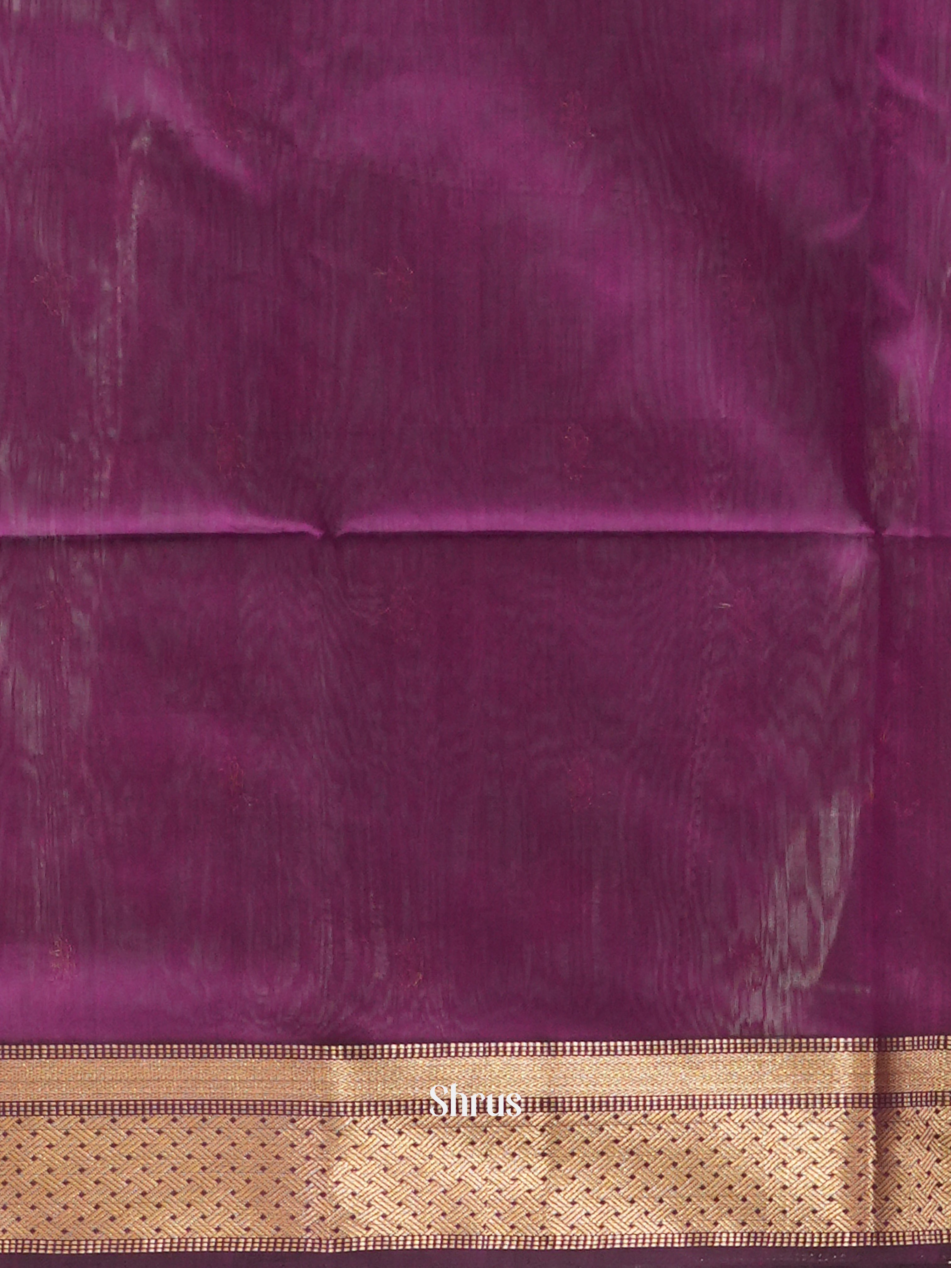 Purple(Single Tone)- Maheswari sico Saree