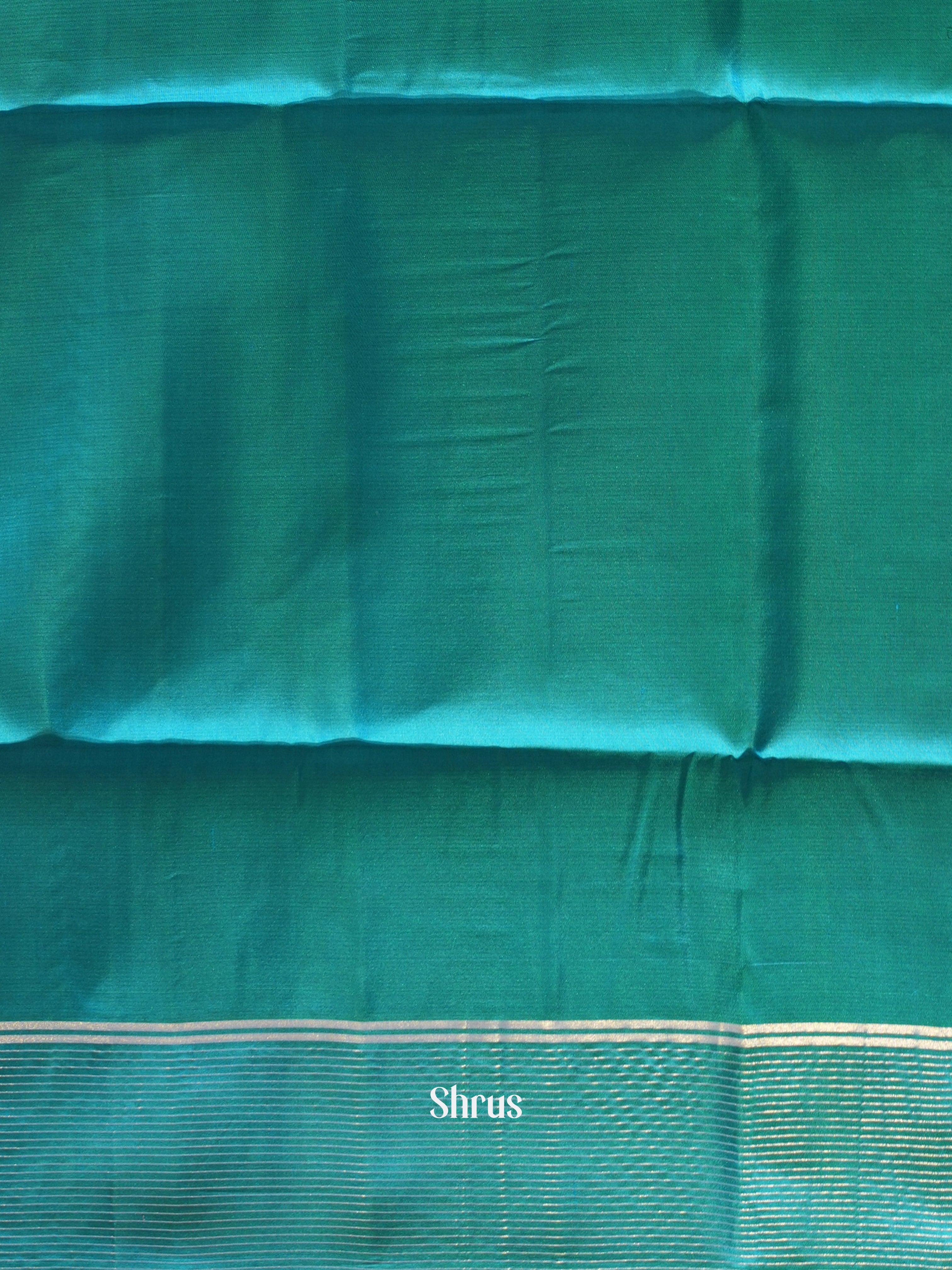 Violet & Blue - Soft Silk Saree