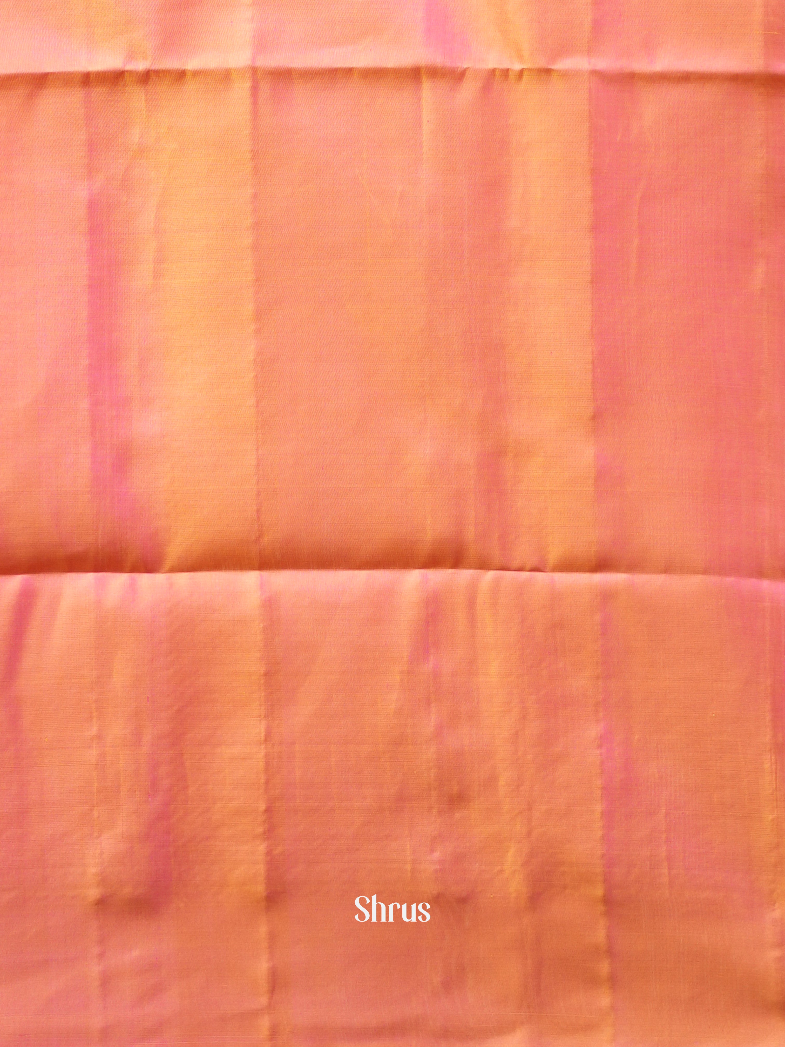 Pink & Orange - Soft Silk Saree
