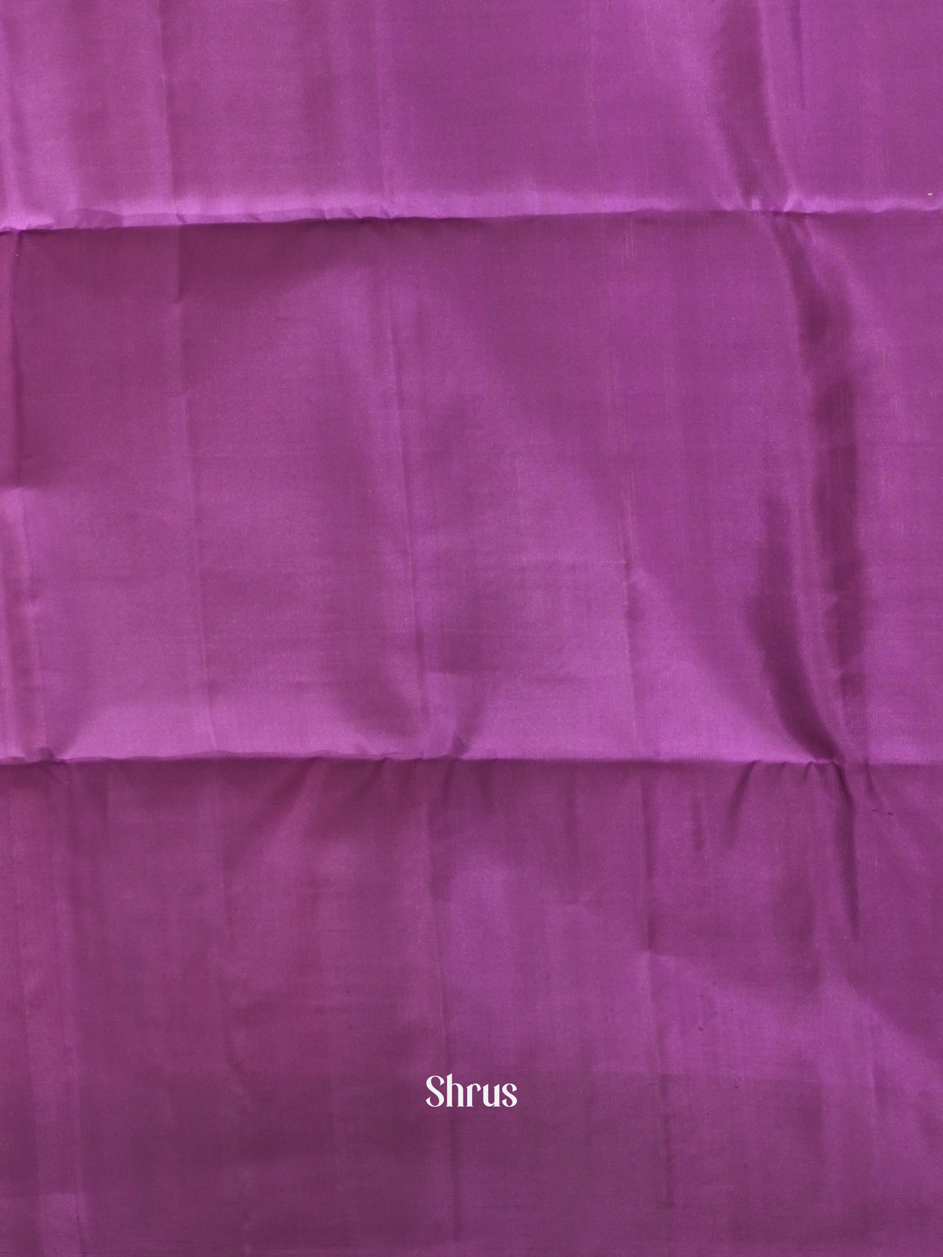 Brick & Purple - Soft Silk Saree