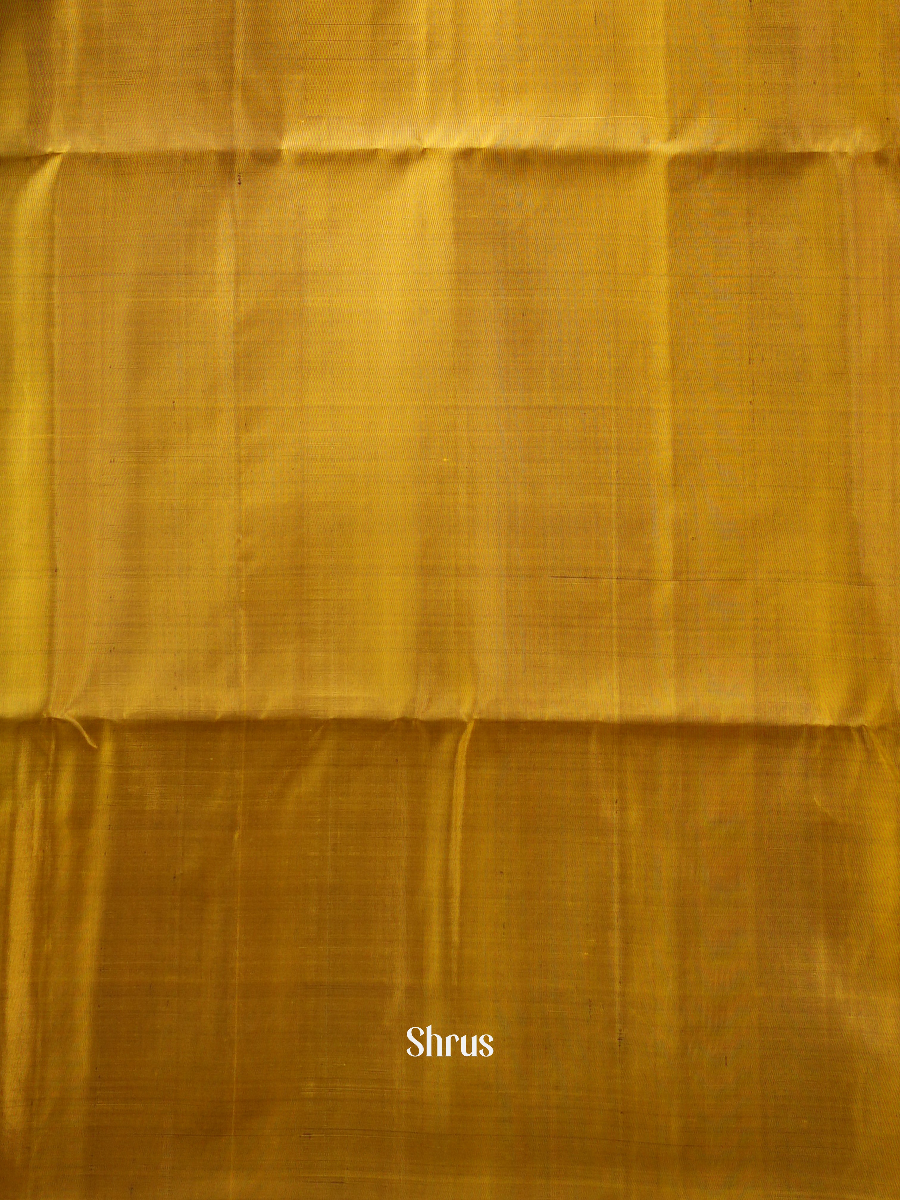 Brown & Mehandi Green - Soft Silk Saree