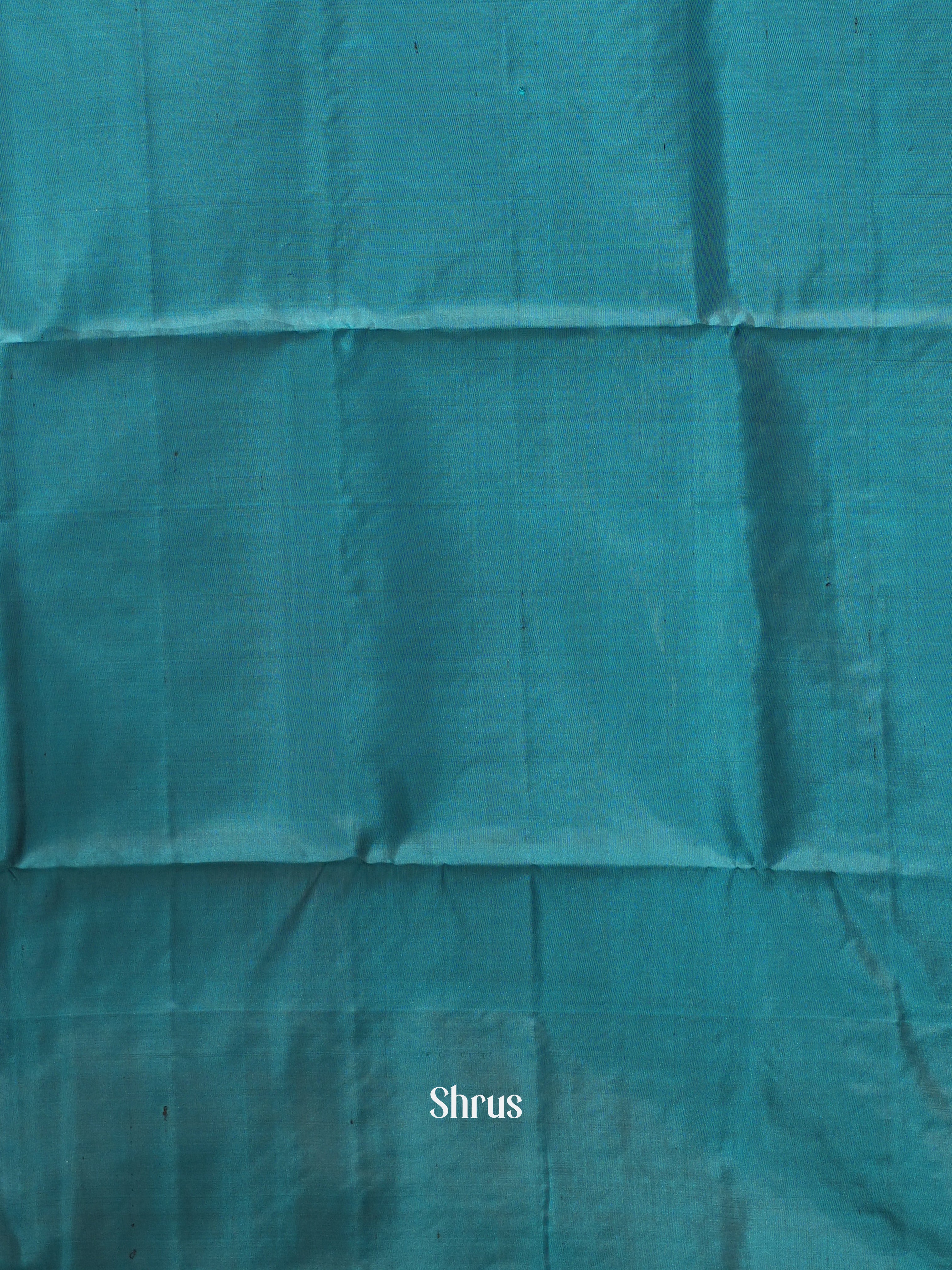 Onion Peel & Teal Blue - Soft Silk Saree