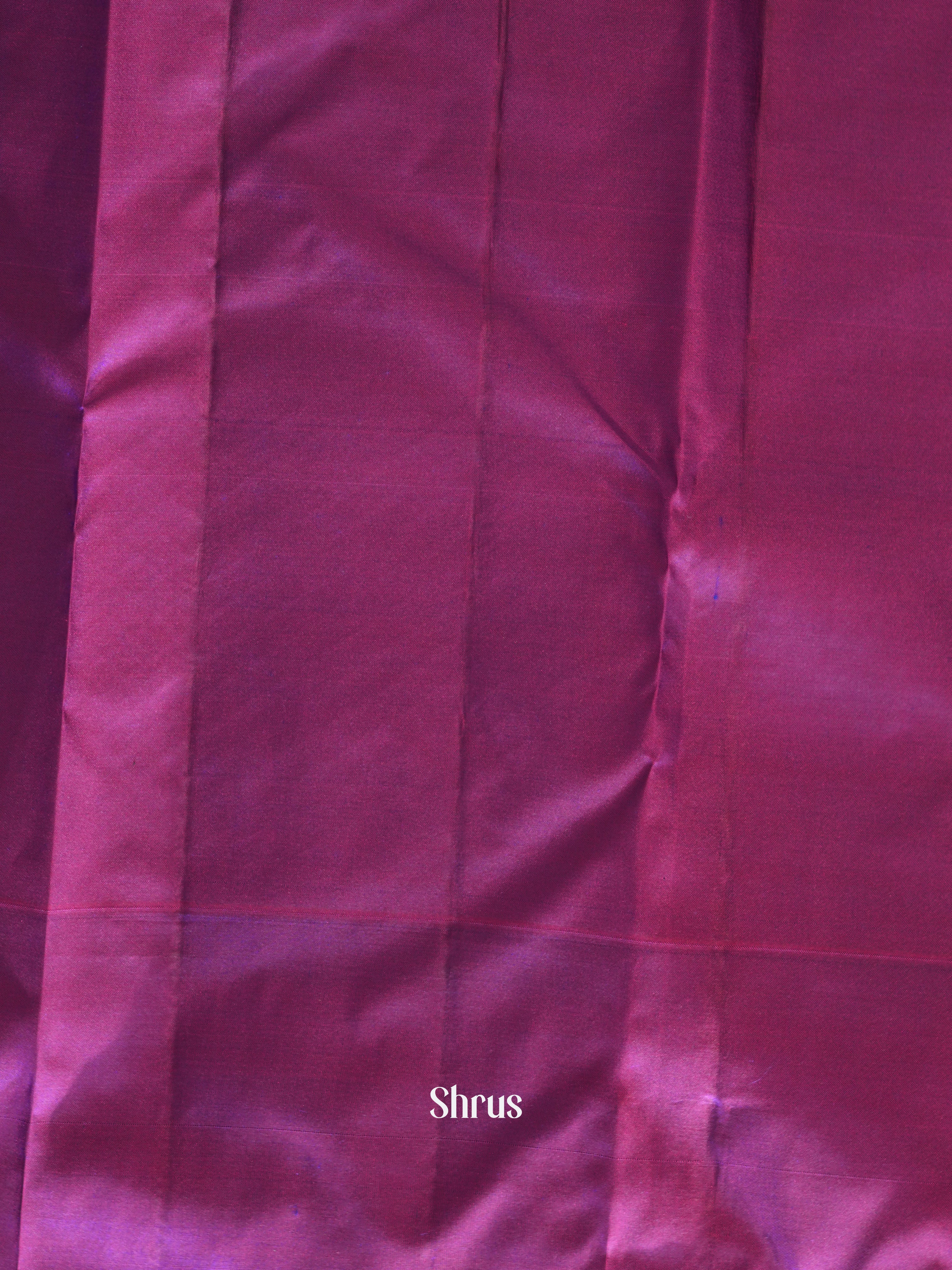 Blue & Majenta - Kanchipuram silk Saree
