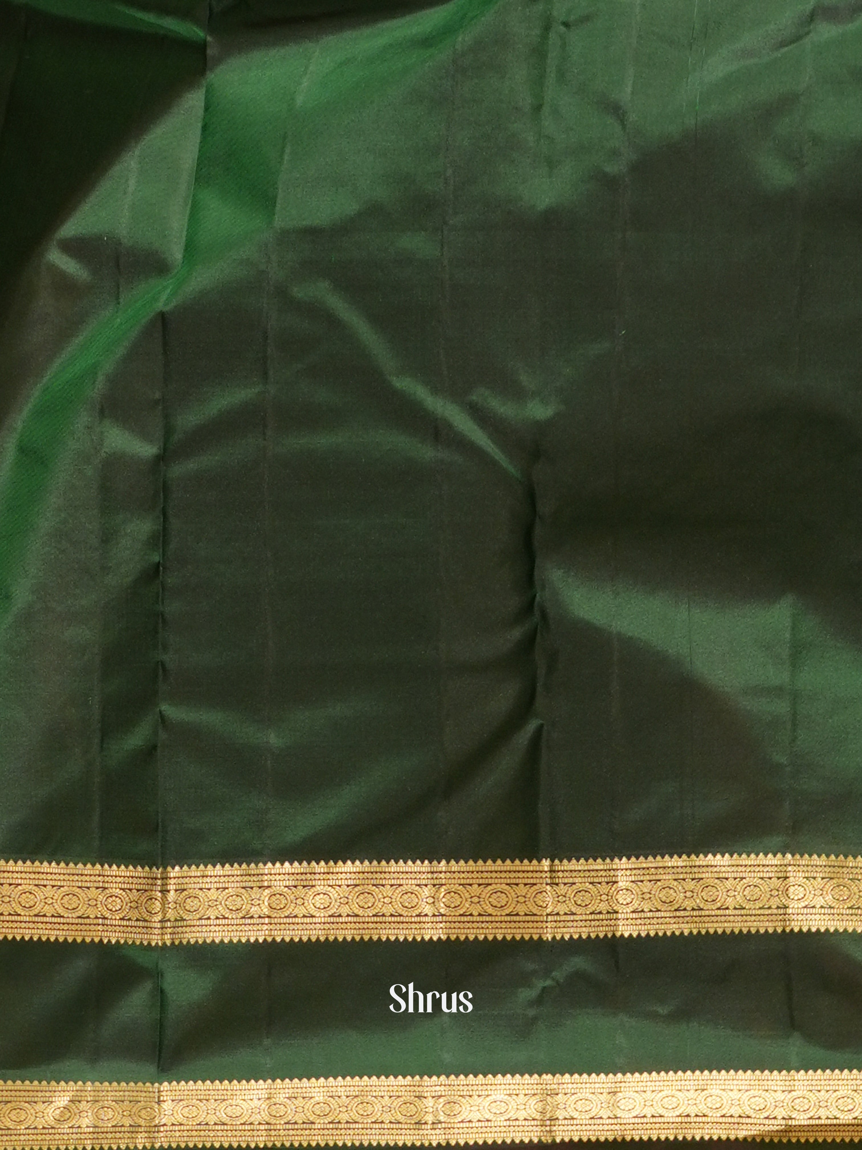 Maroon & Green - Kanchipuram silk Saree