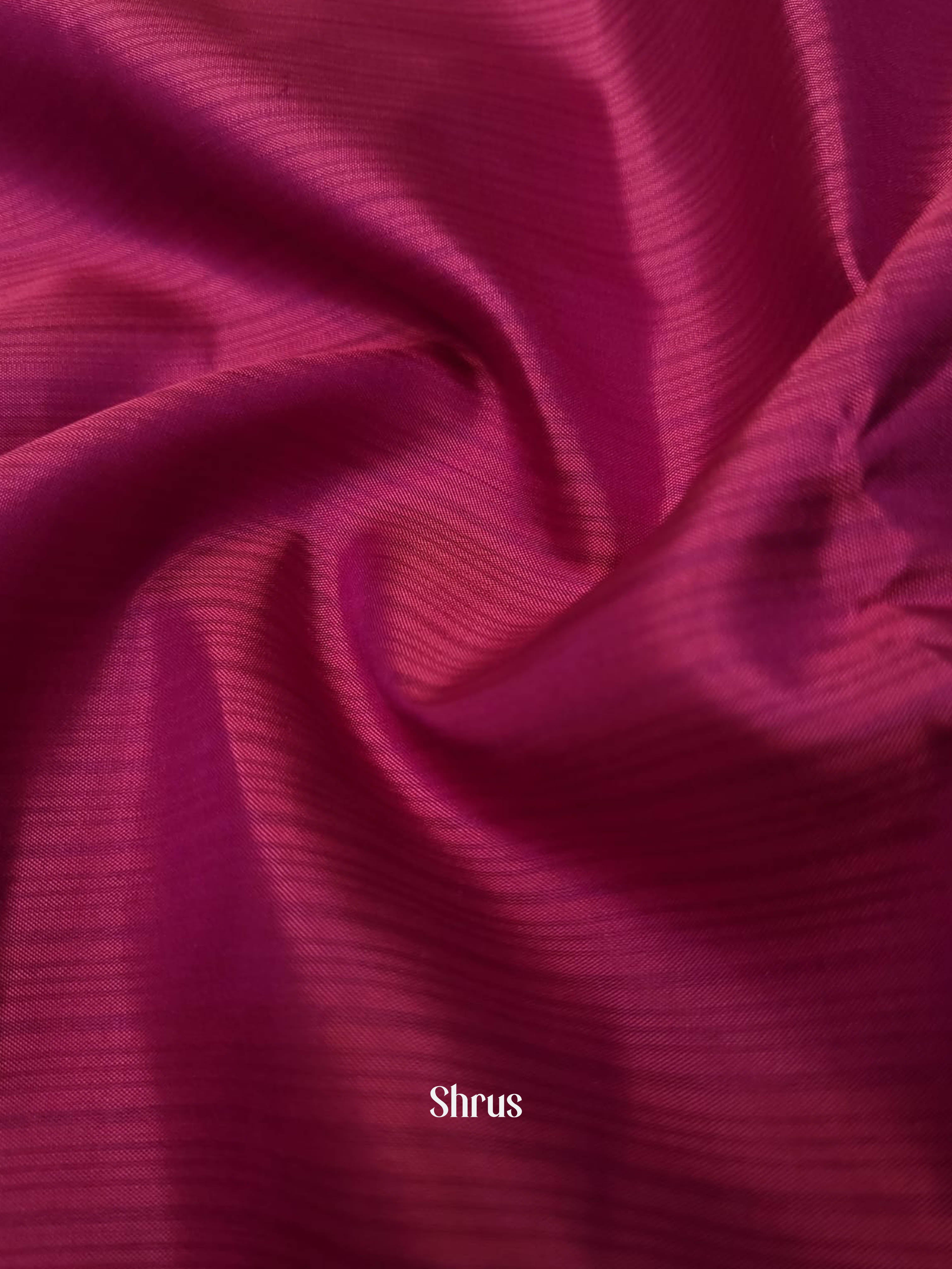 Pink & Brown - Kanchipuram silk Saree