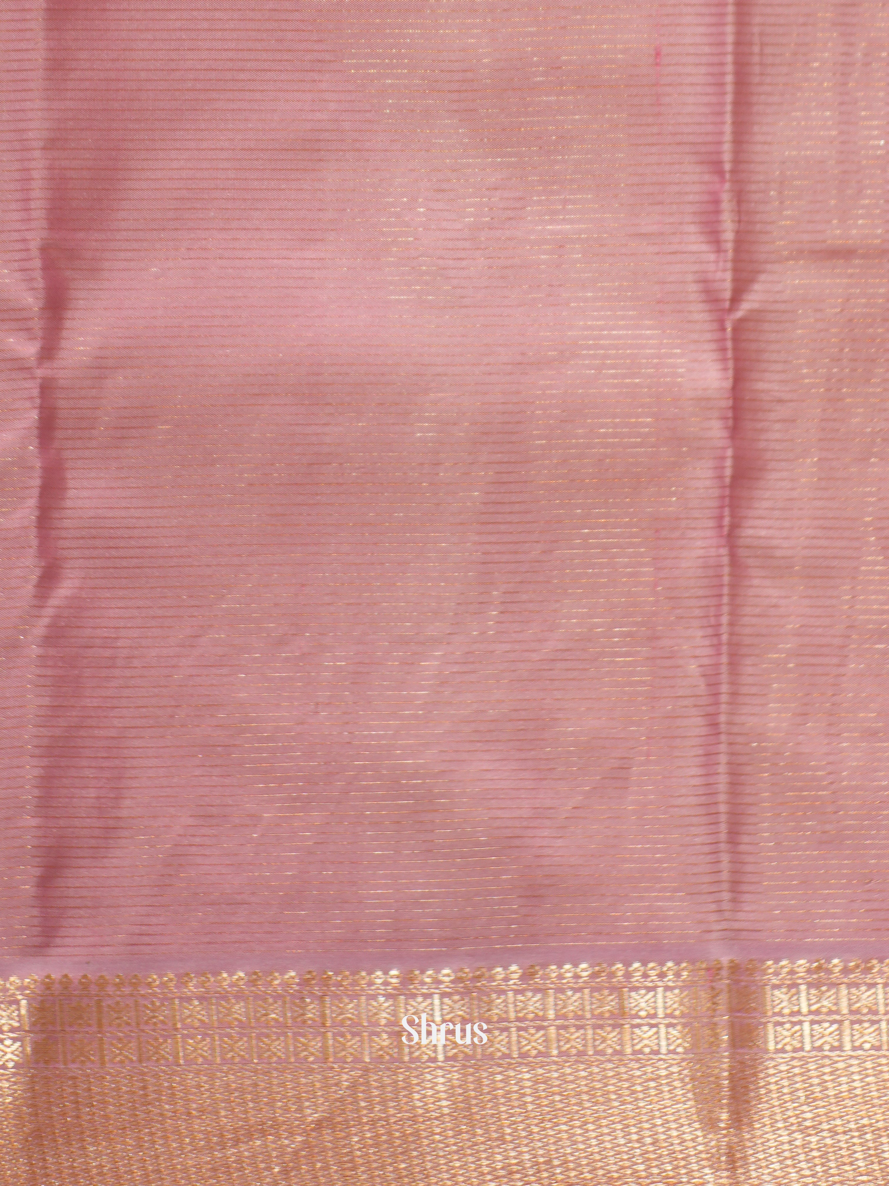 Lime Green & Dusty Pink - Kanchipuram silk Saree