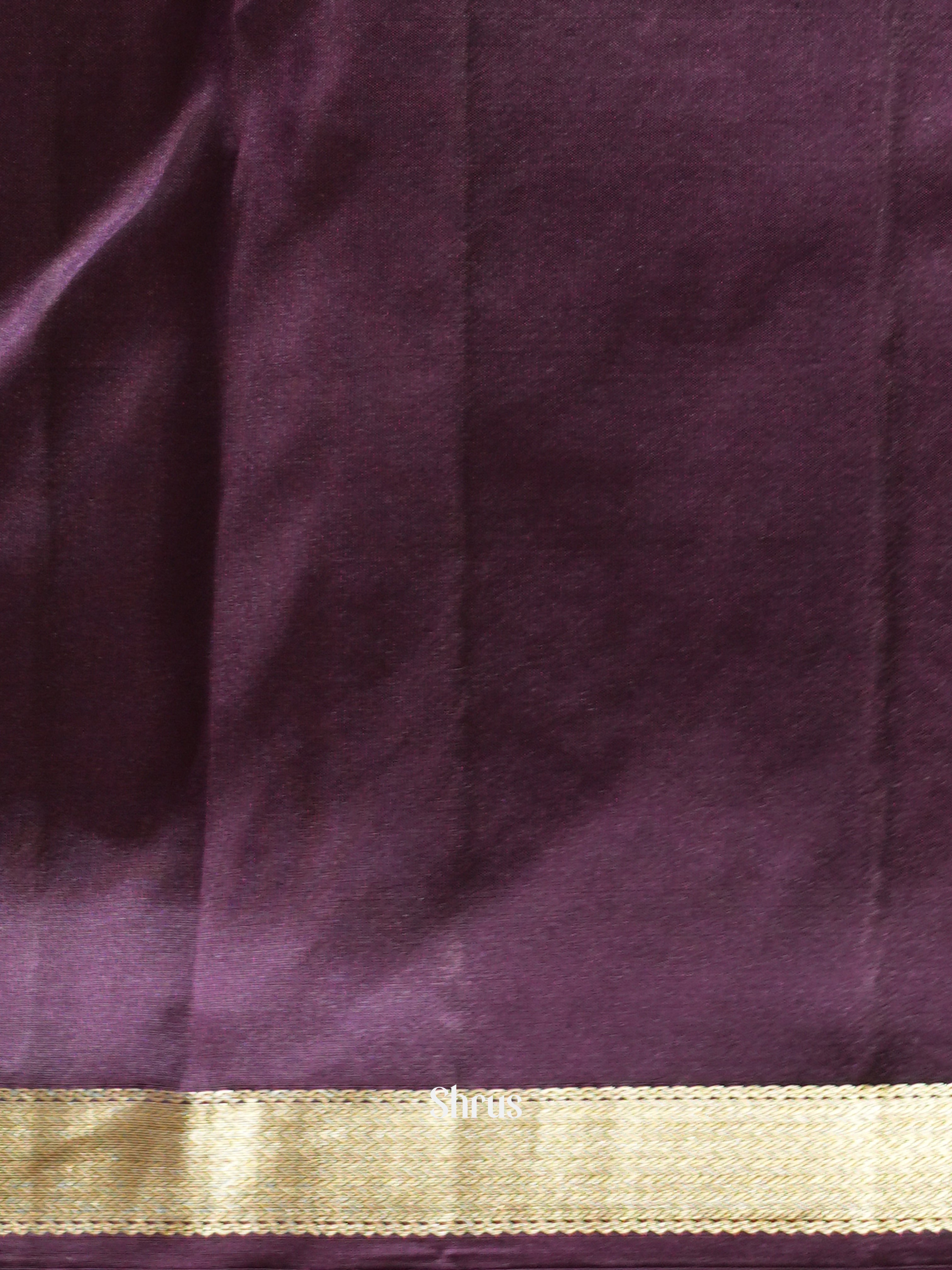 Violet(Single Tone) - Kanchipuram silk Saree