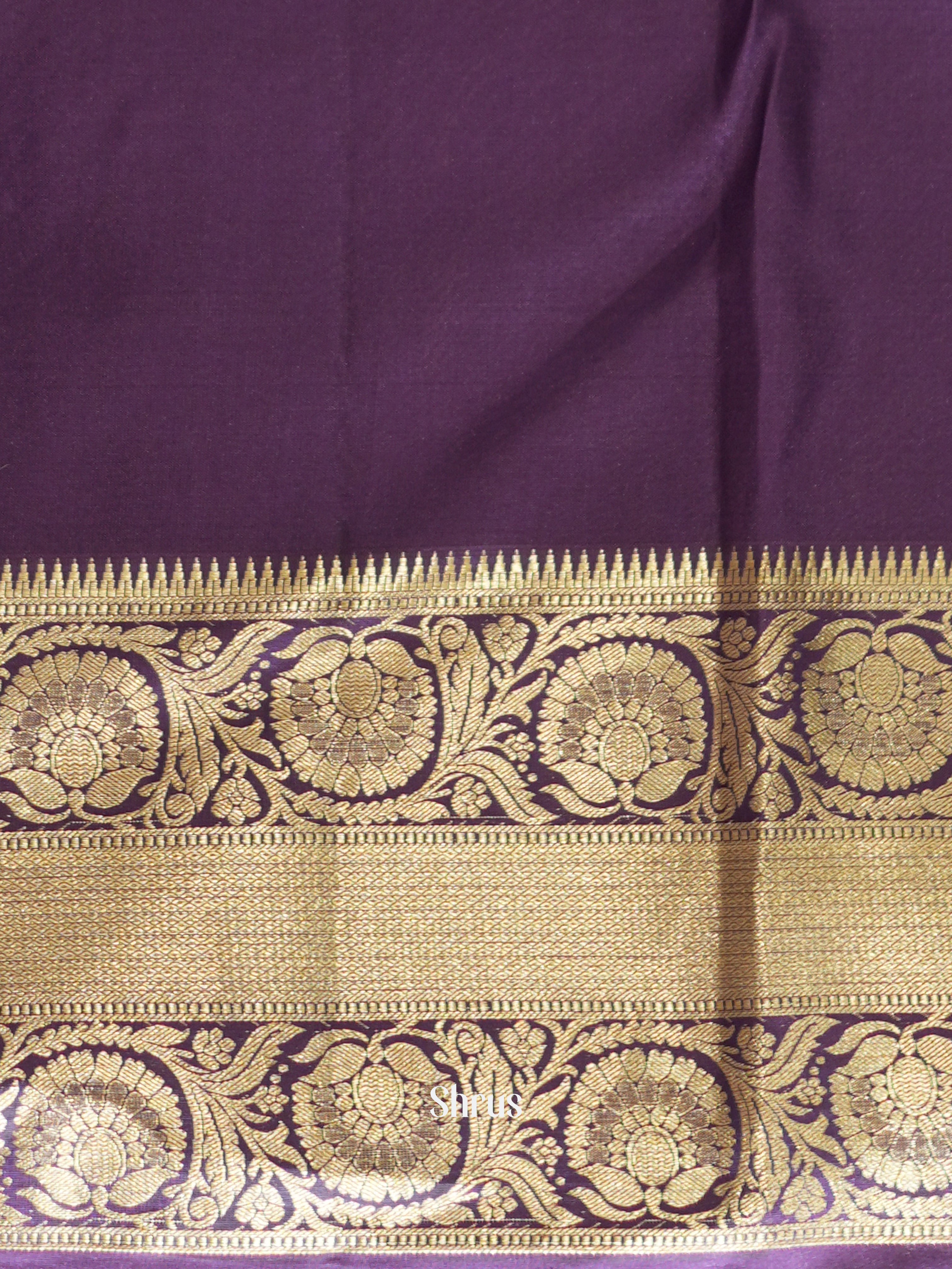 Violet(Single tone)- Kanchipuram silk Saree
