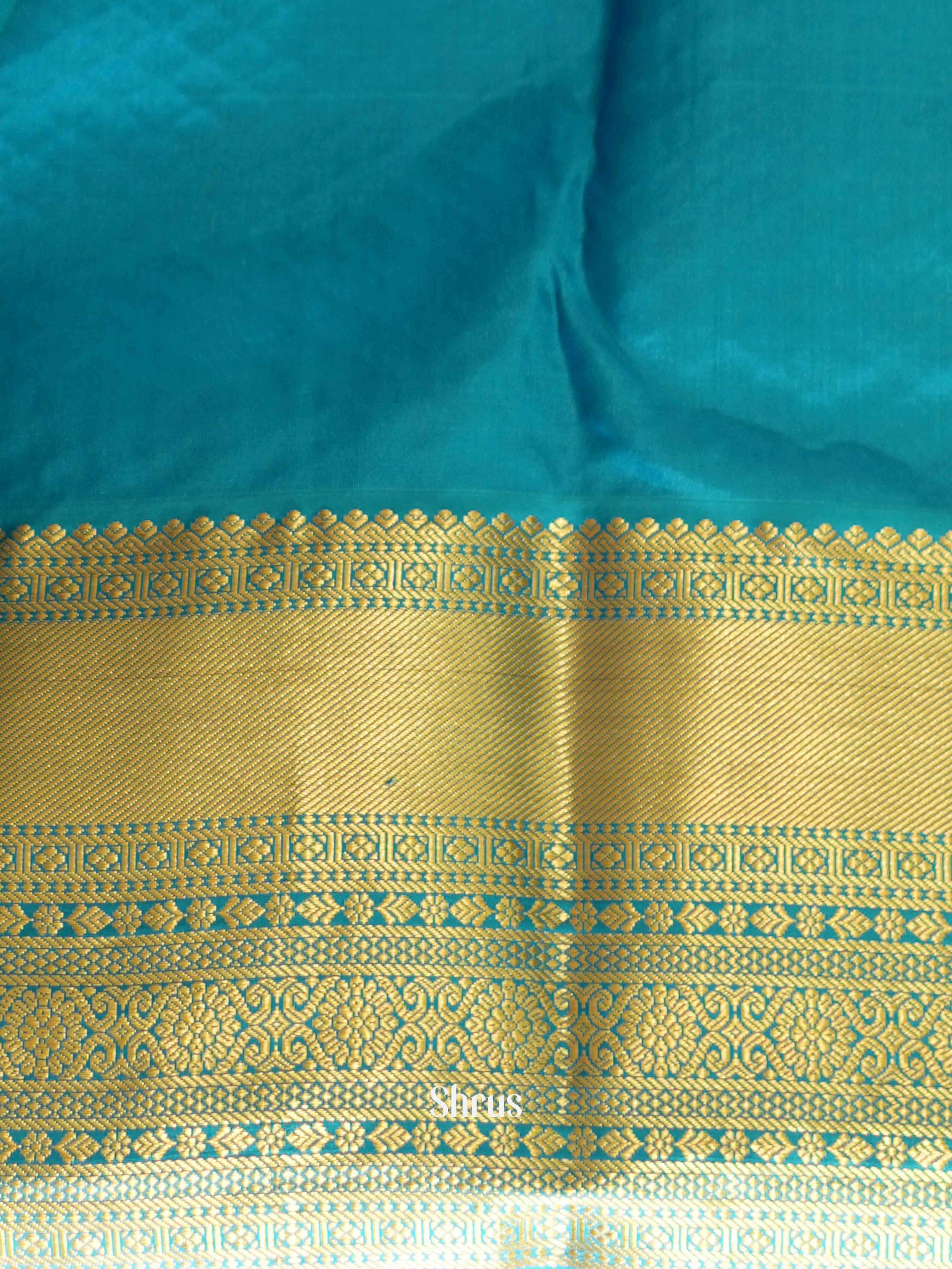 Purple & Blue - Kanchipuram silk Saree