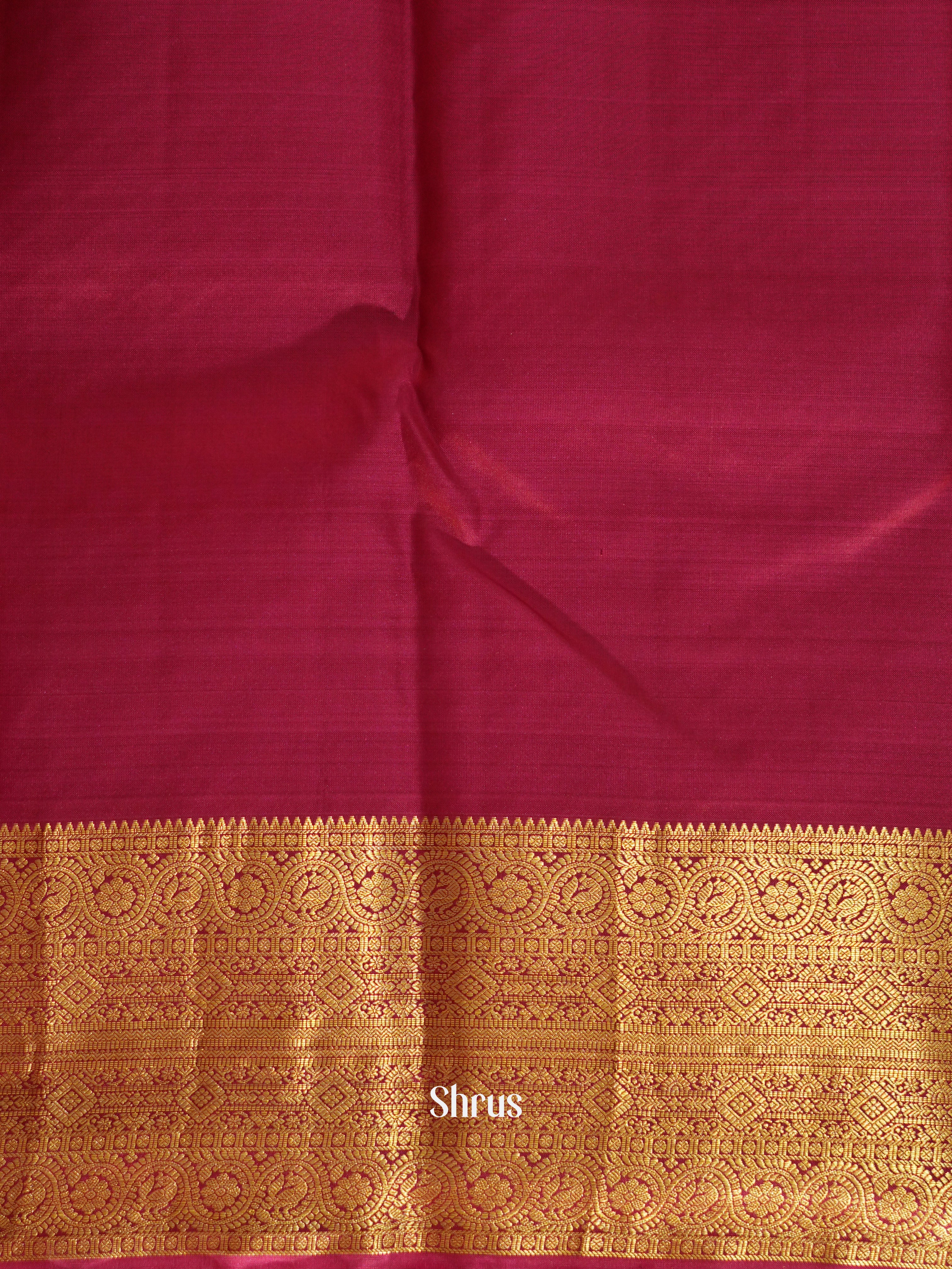 Honey & Purple - Kanchipuram silk Saree