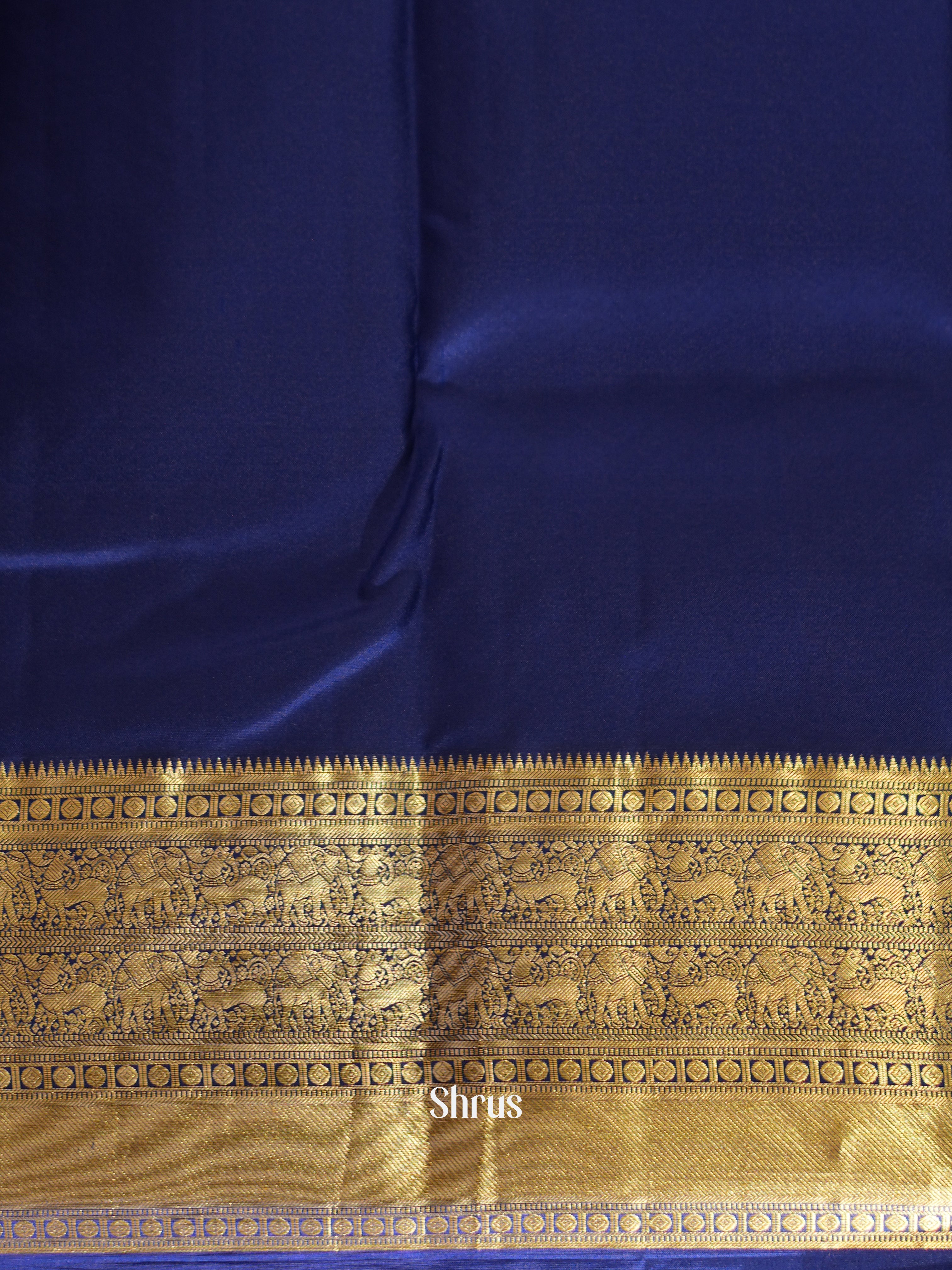 Pink & Blue - Kanchipuram silk Saree