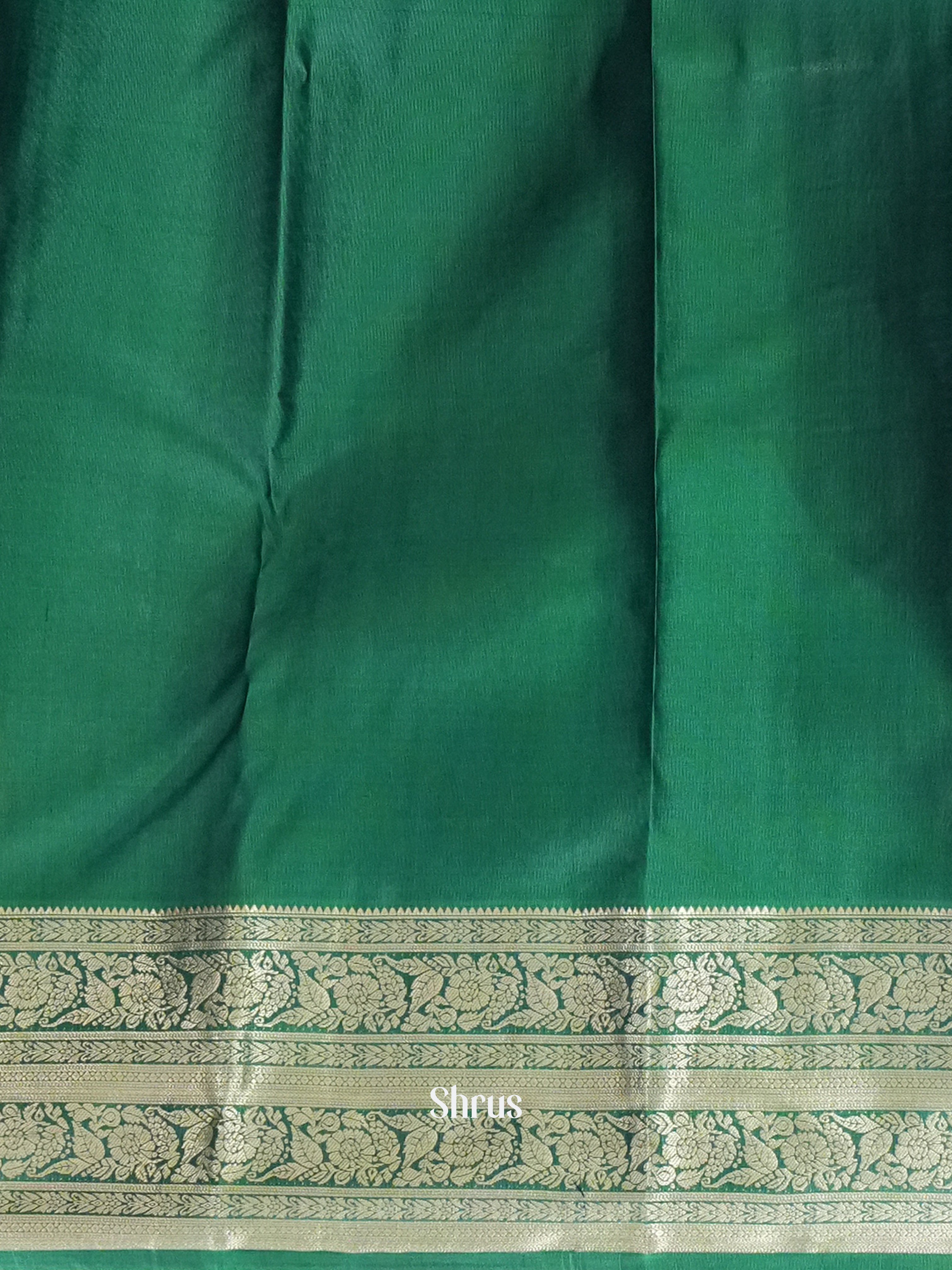 Blue & Green - Kanchipuram silk Saree