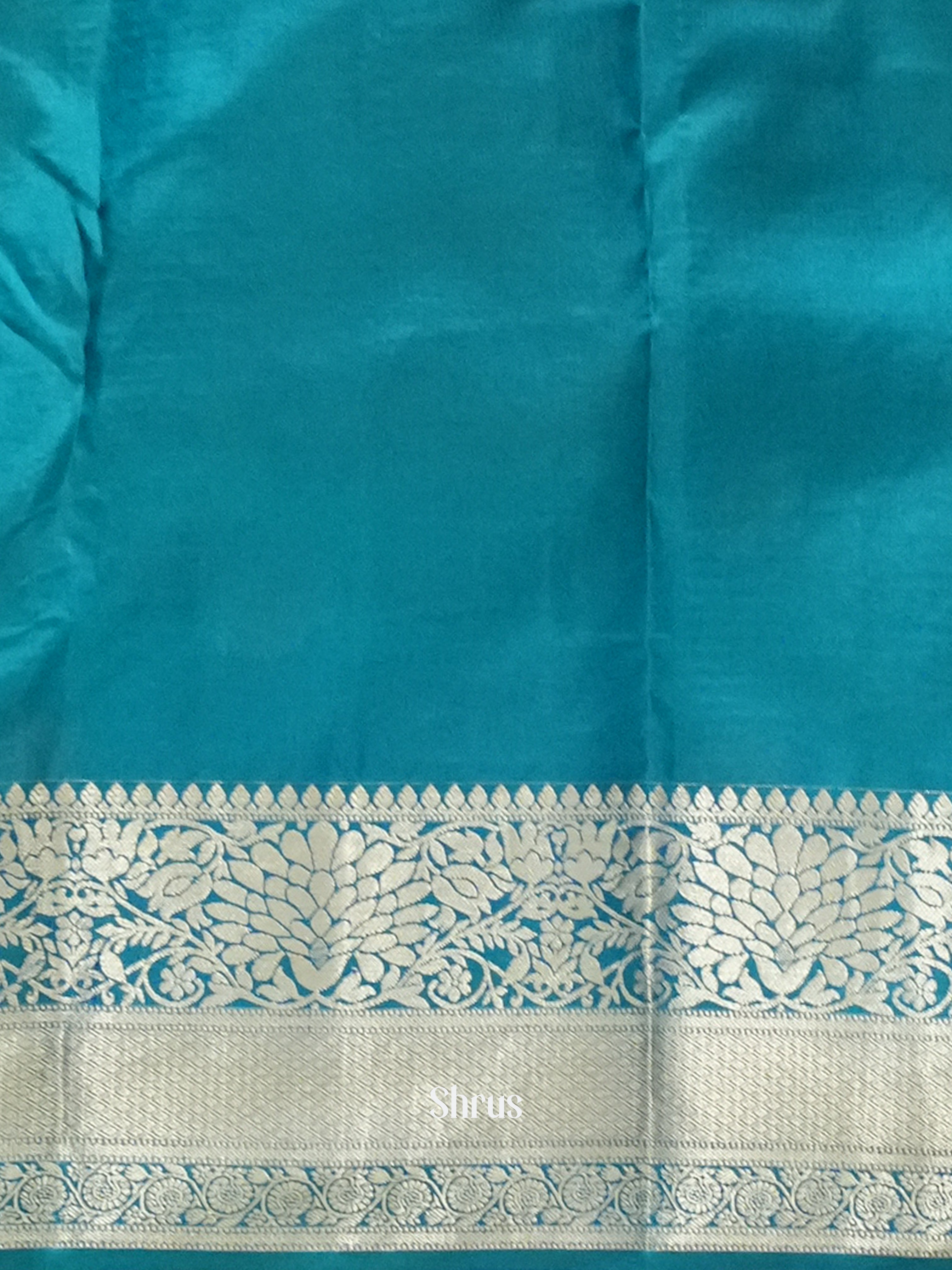 Blue & Teal- Kanchipuram silk Saree