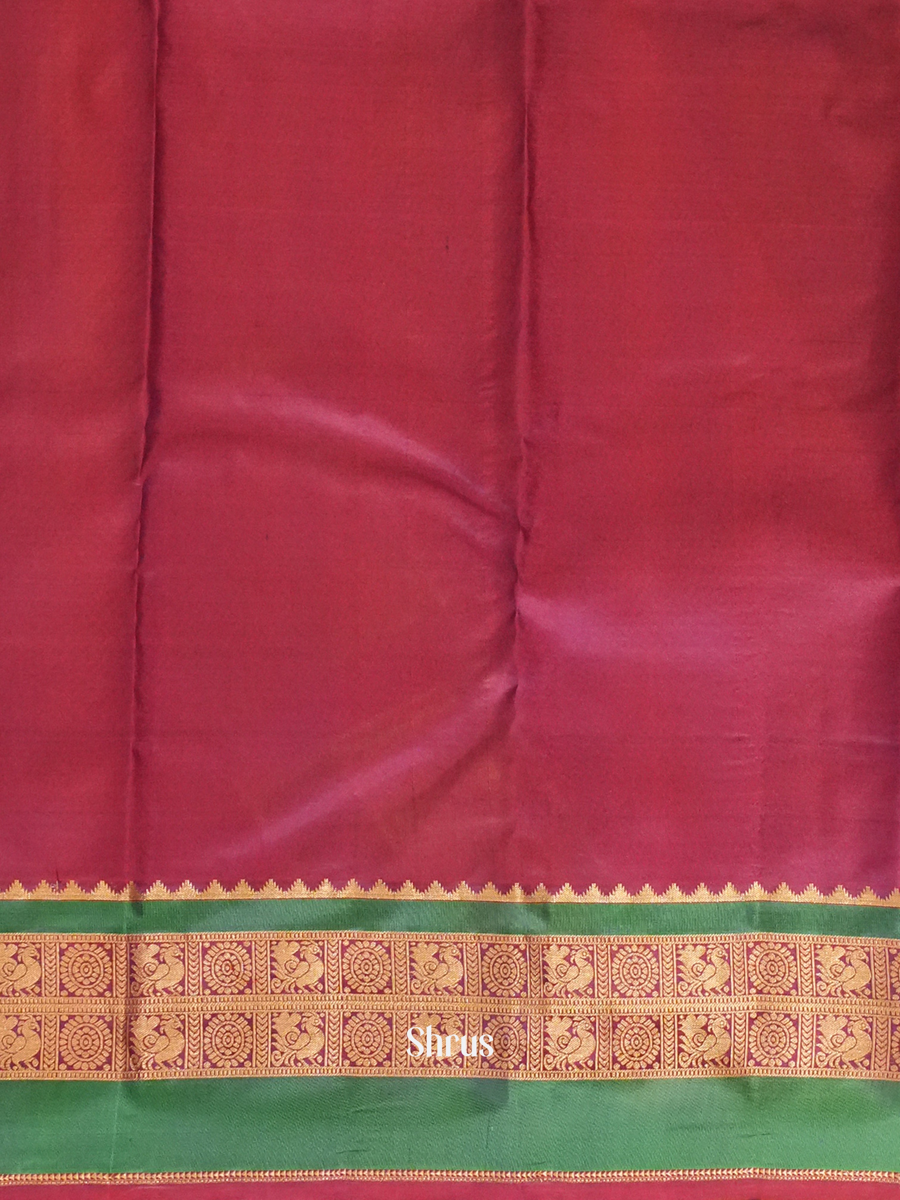 Violet & Purple  - Kanchipuram silk Saree