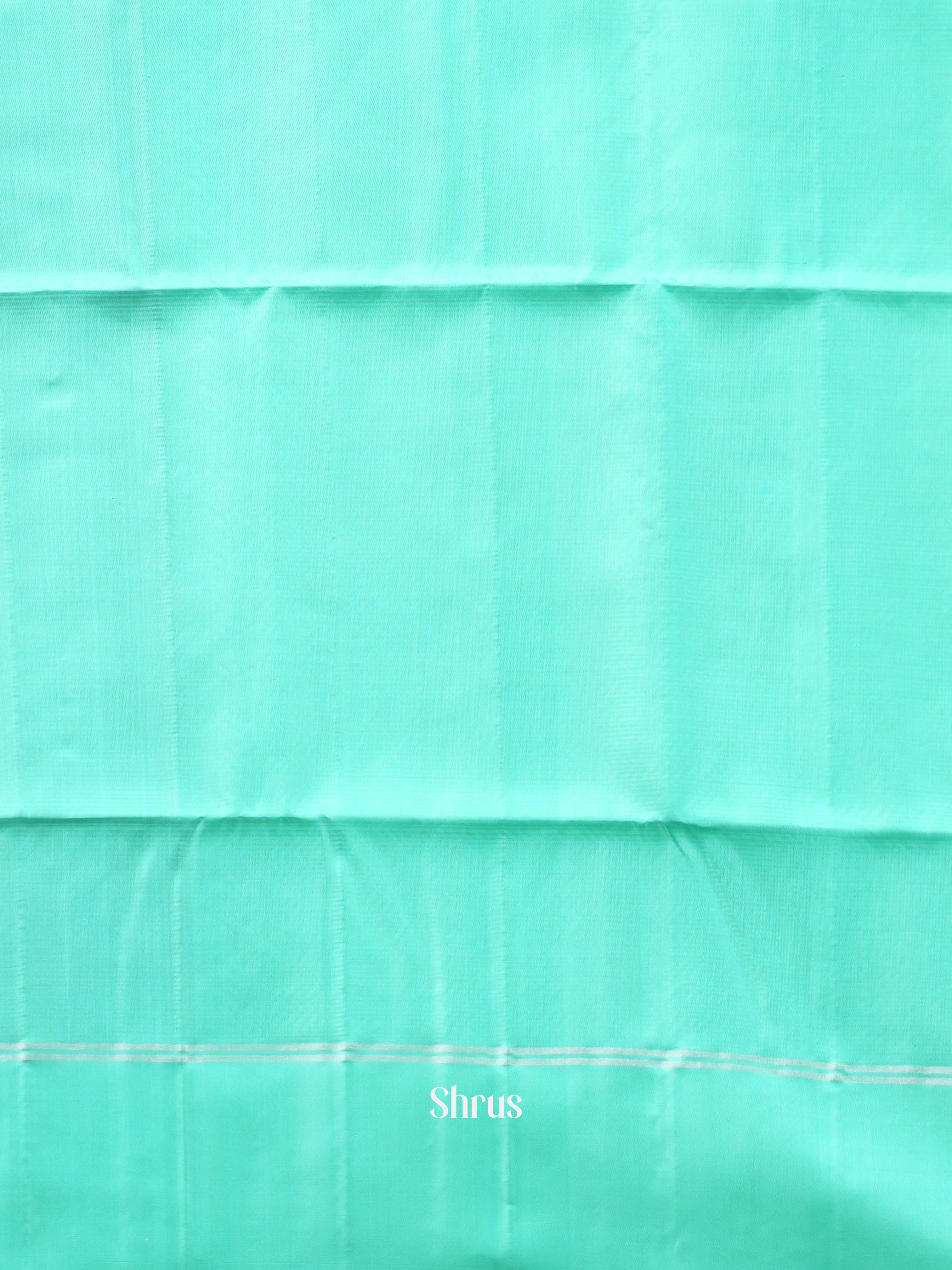 Green & Teal - Soft Silk Saree