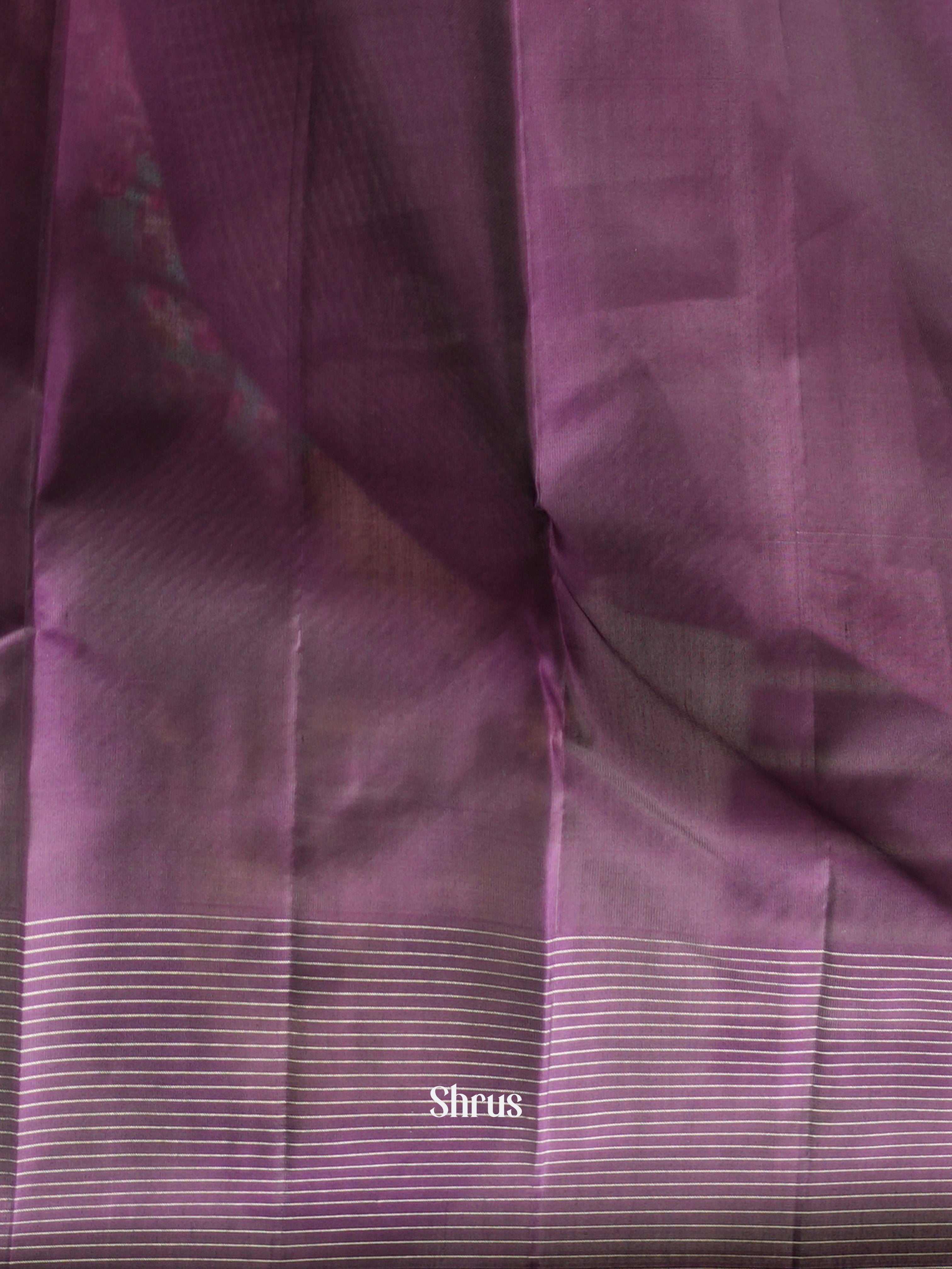 Pink  &  Purple  - Soft Silk saree