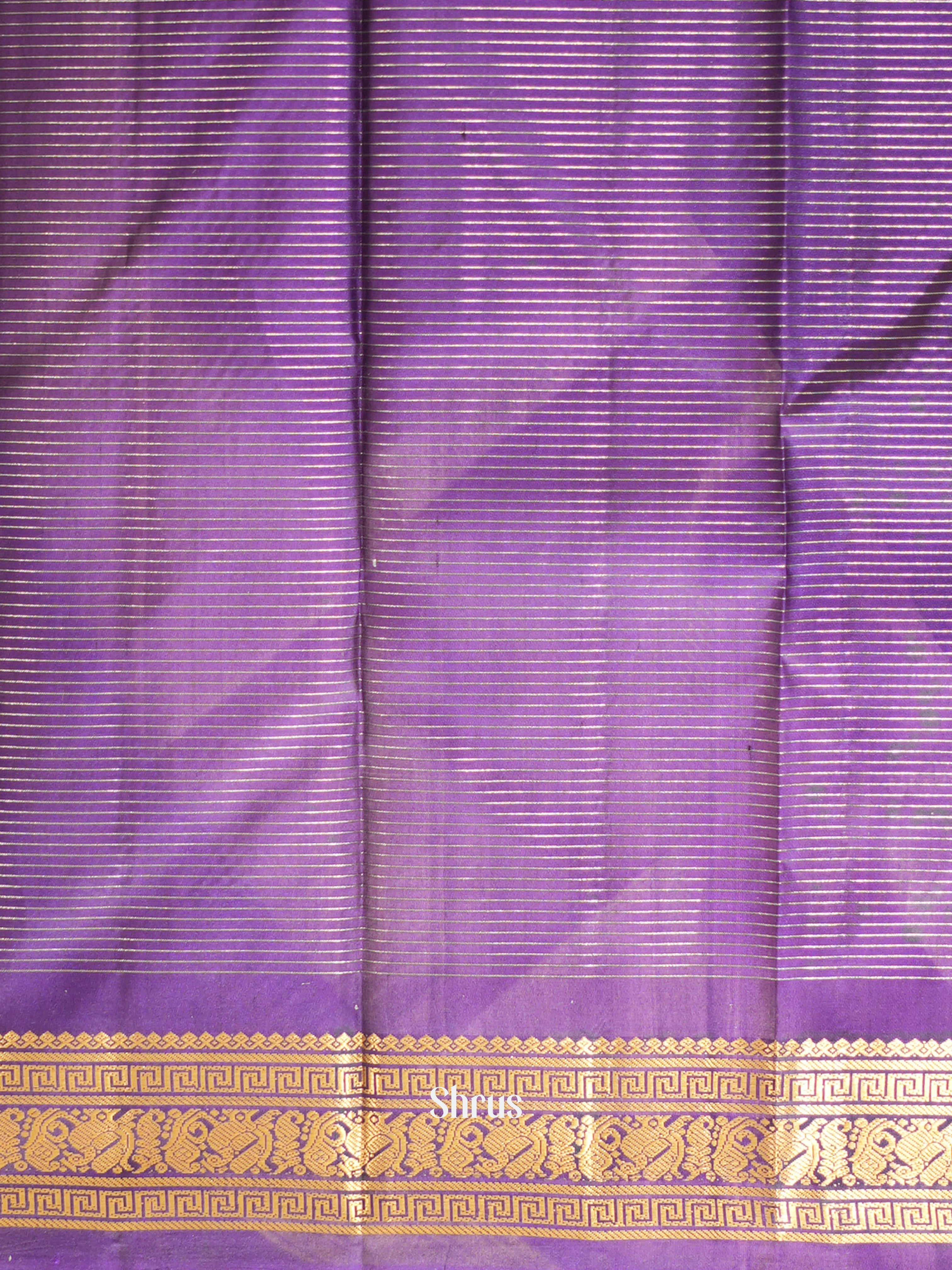 Pink & Purple - Soft Silk Saree