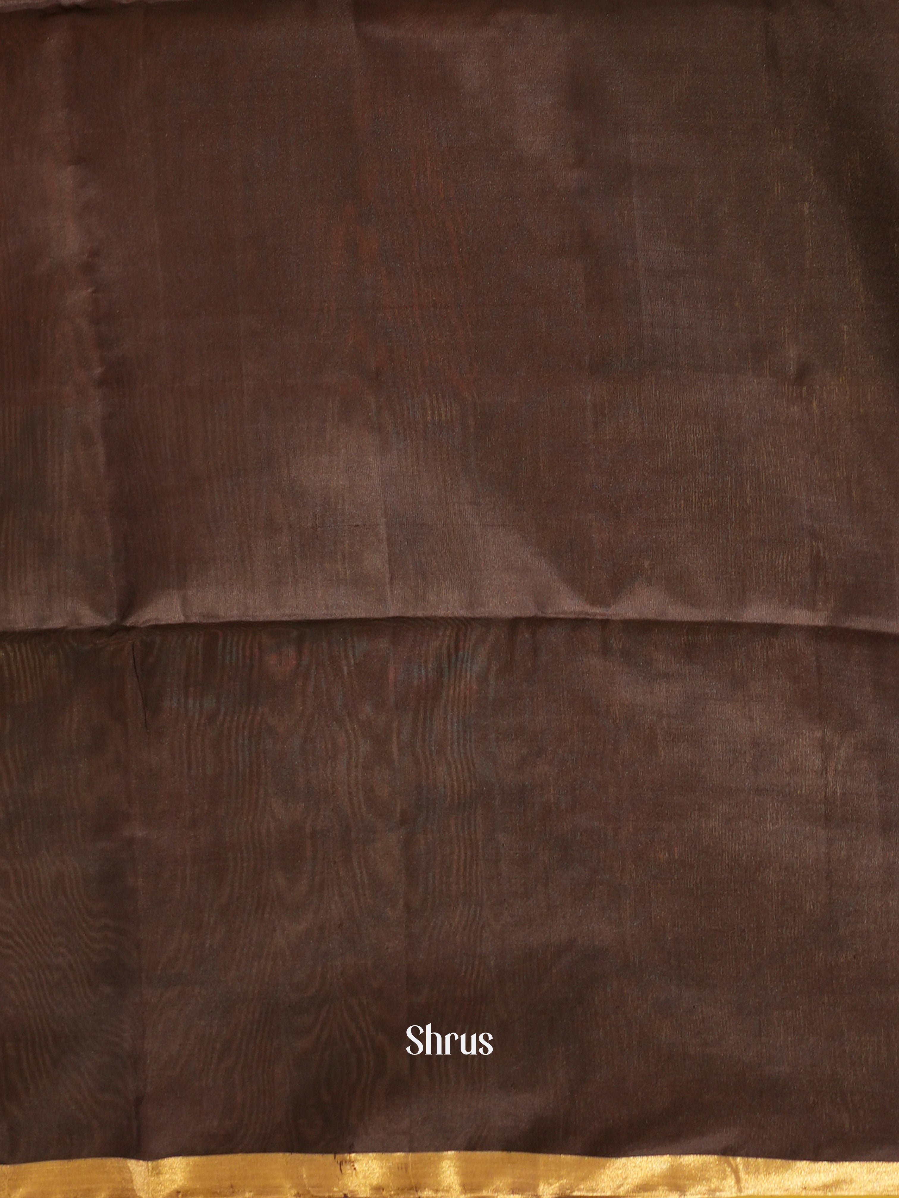 Brick & Brown - Soft Silk Saree