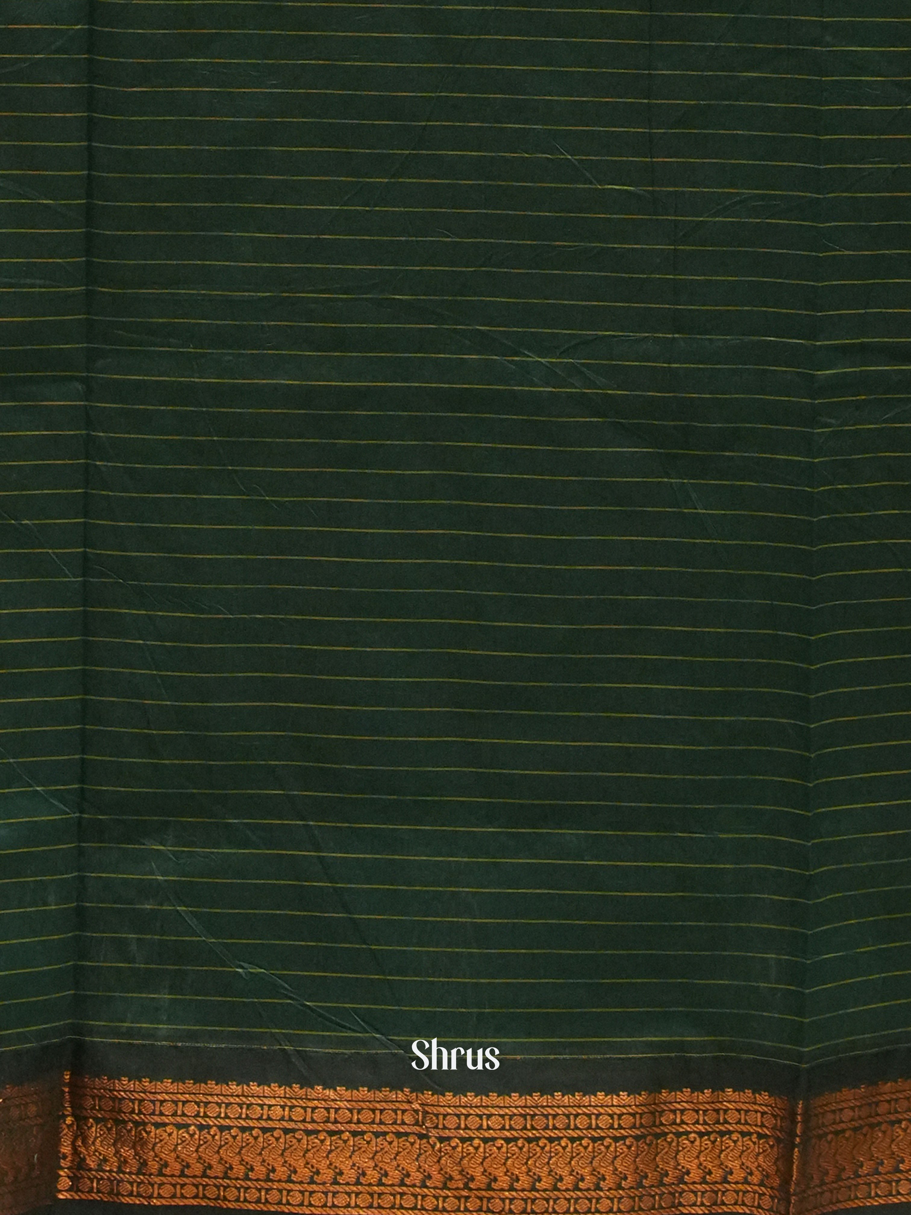 Mustard & Green - Kalyani Cotton Saree