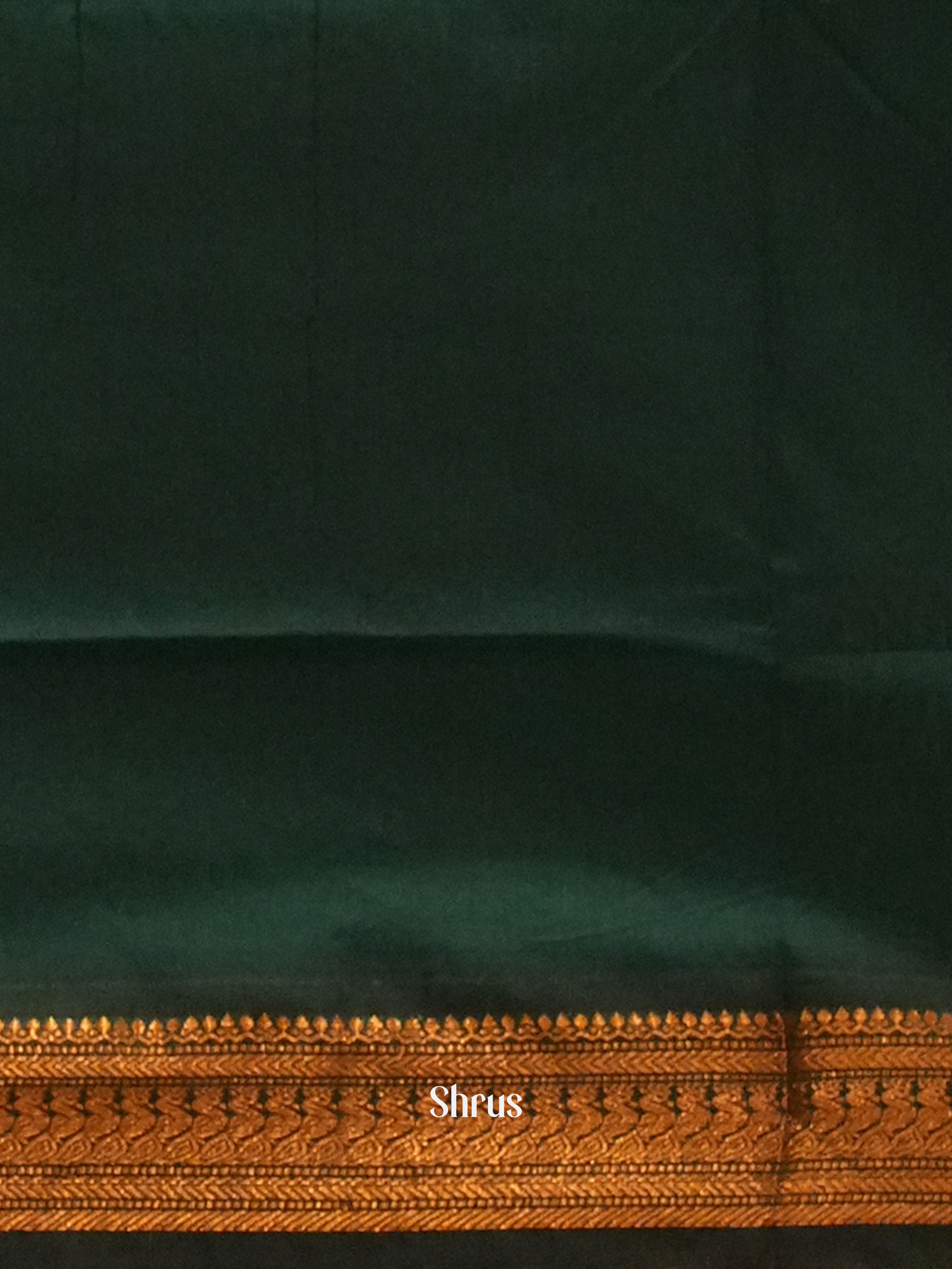 maroon & Green - Kalyani Cotton Saree