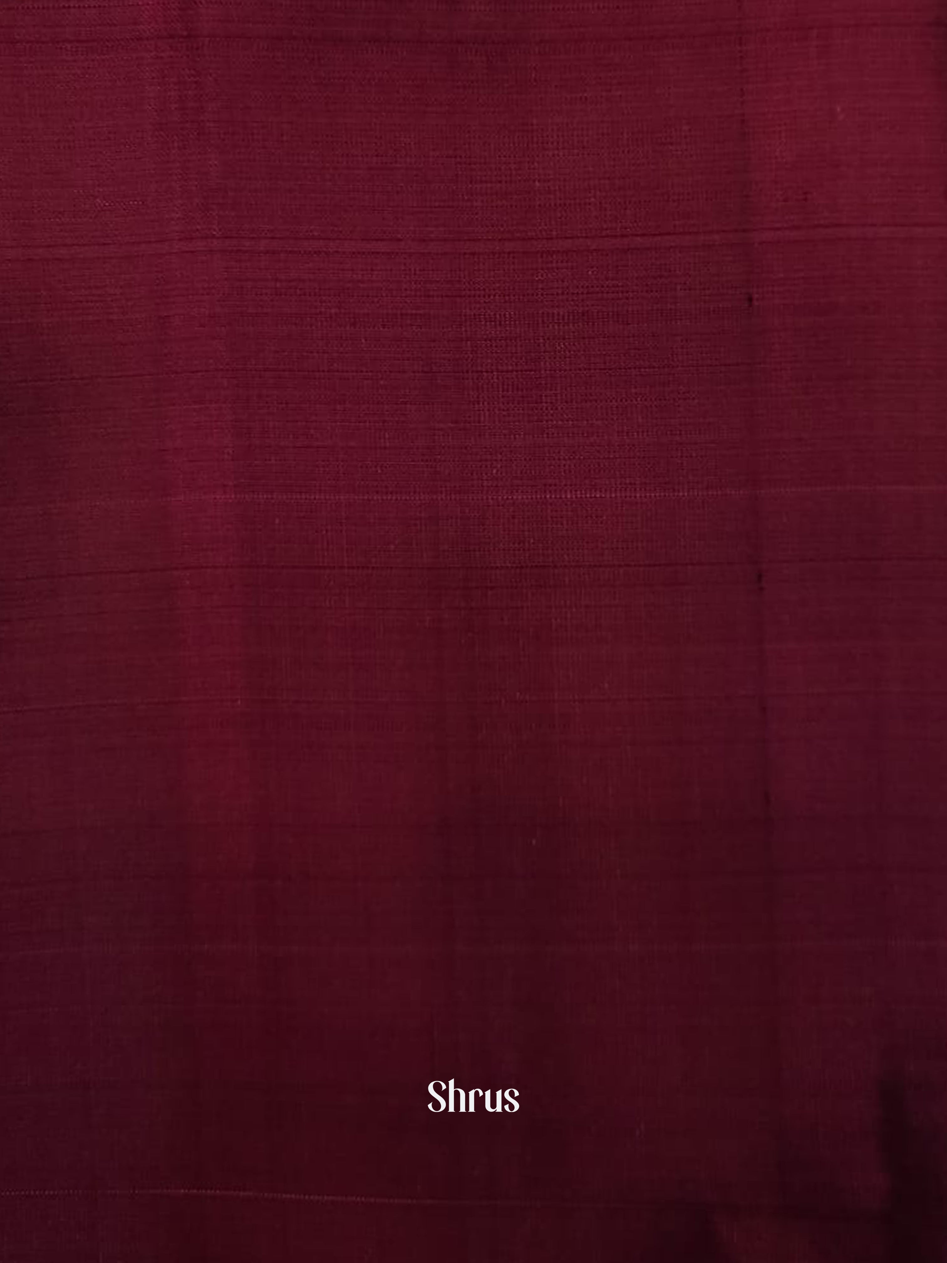 Blue & Maroon - Soft silk-halfpure Saree