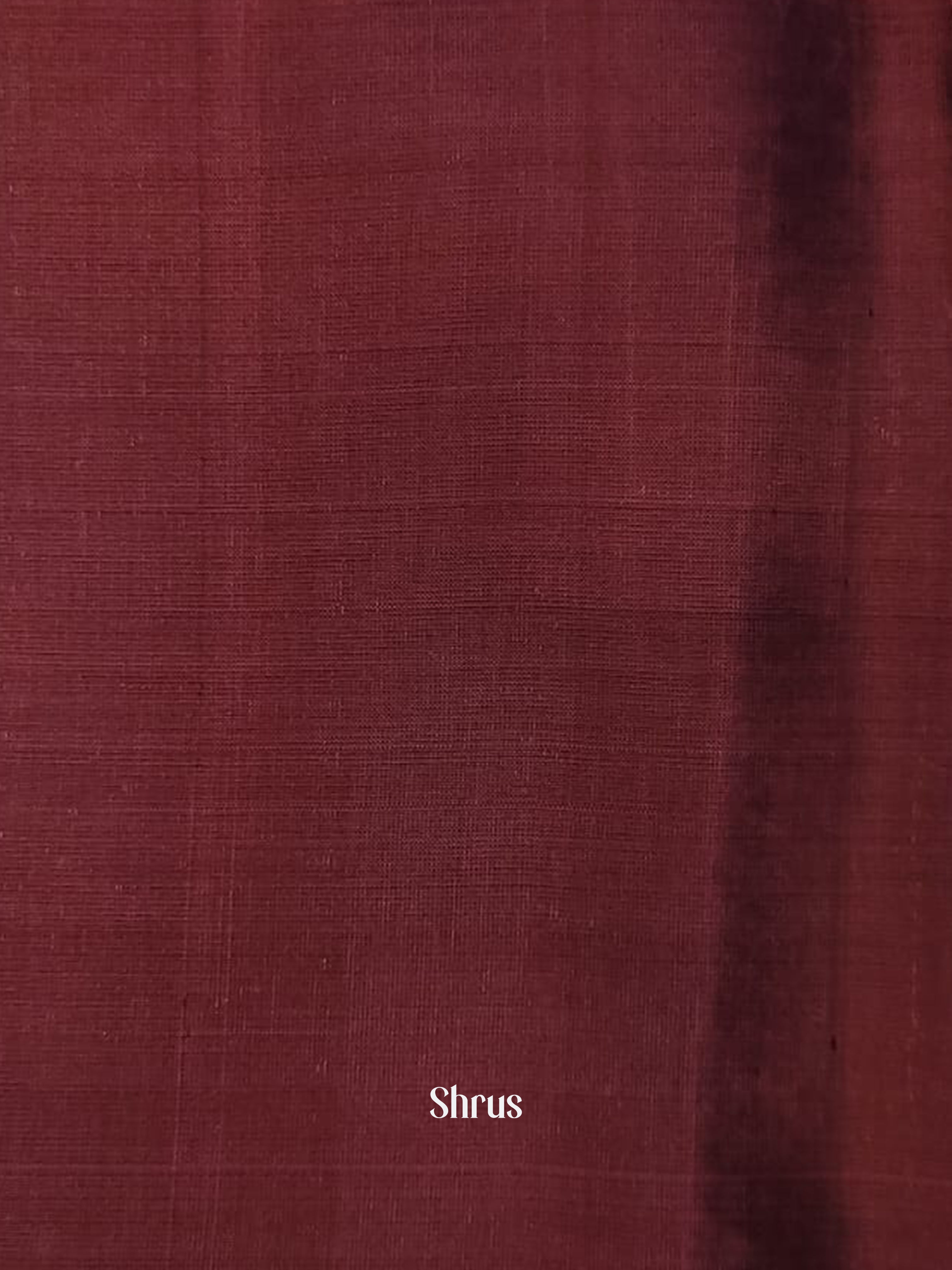 Violet & Maroon - Soft silk-halfpure Saree