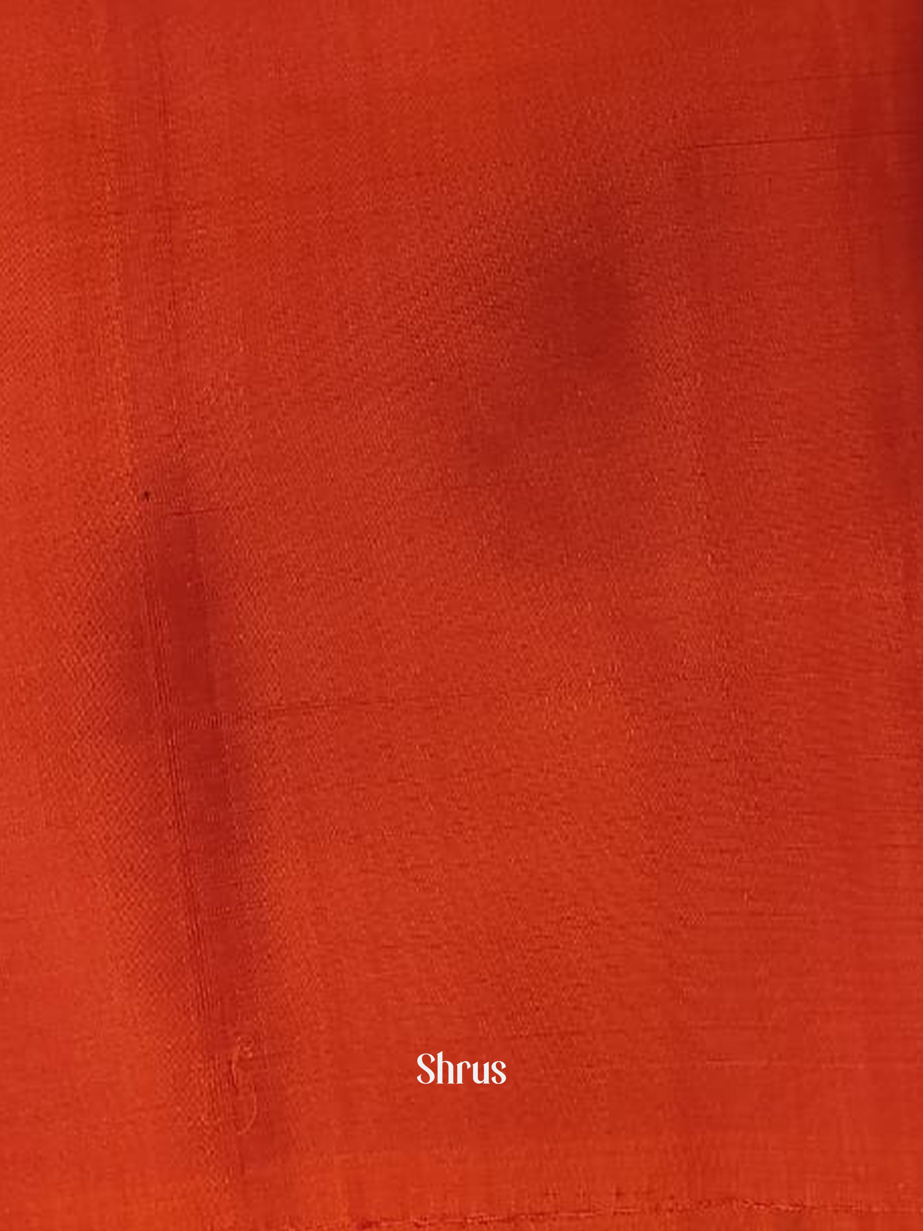 Navy Blue & Orange - Softsilk-halfpure Saree