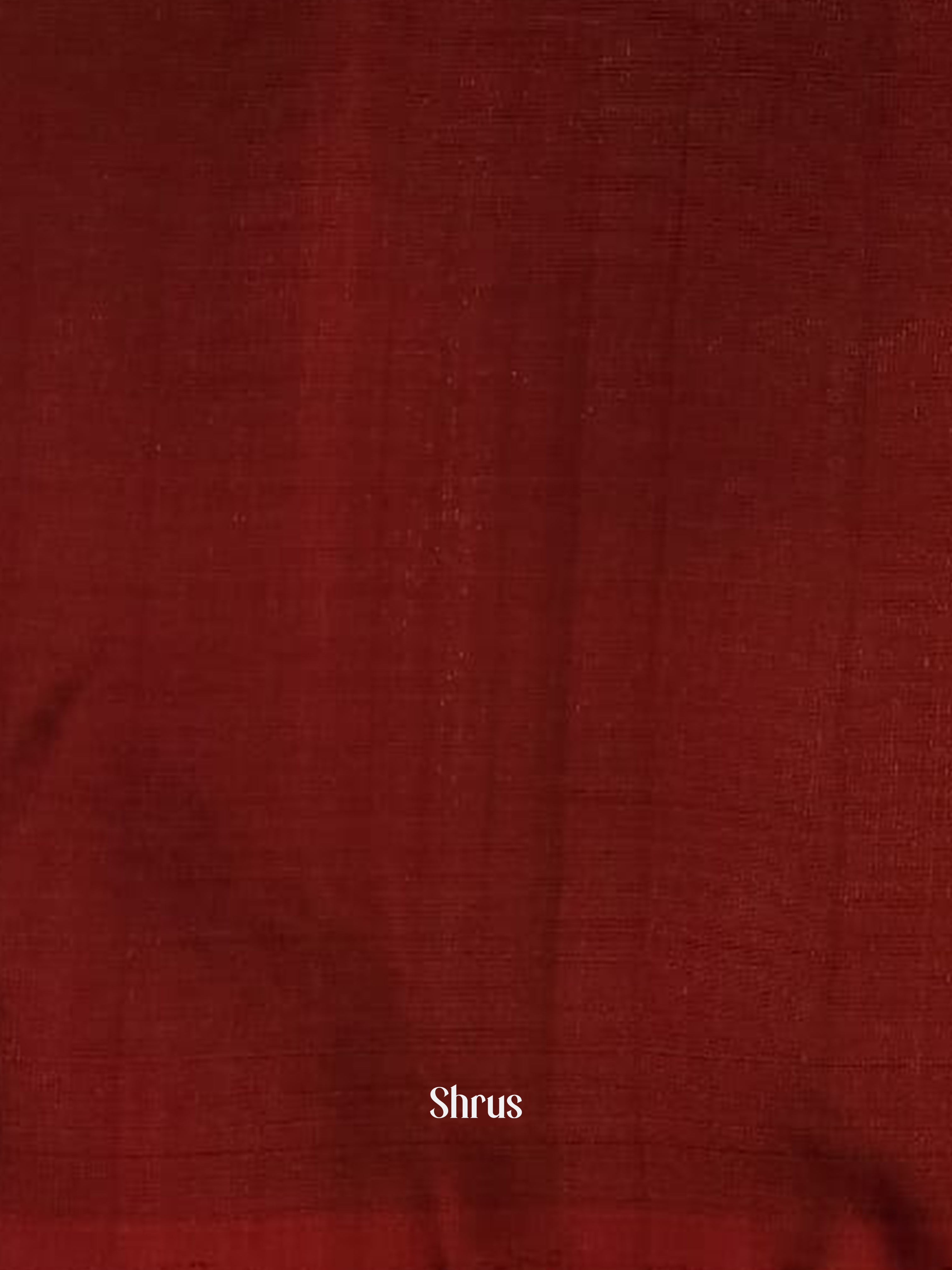 Grey & Maroon - Softsilk-halfpure Saree