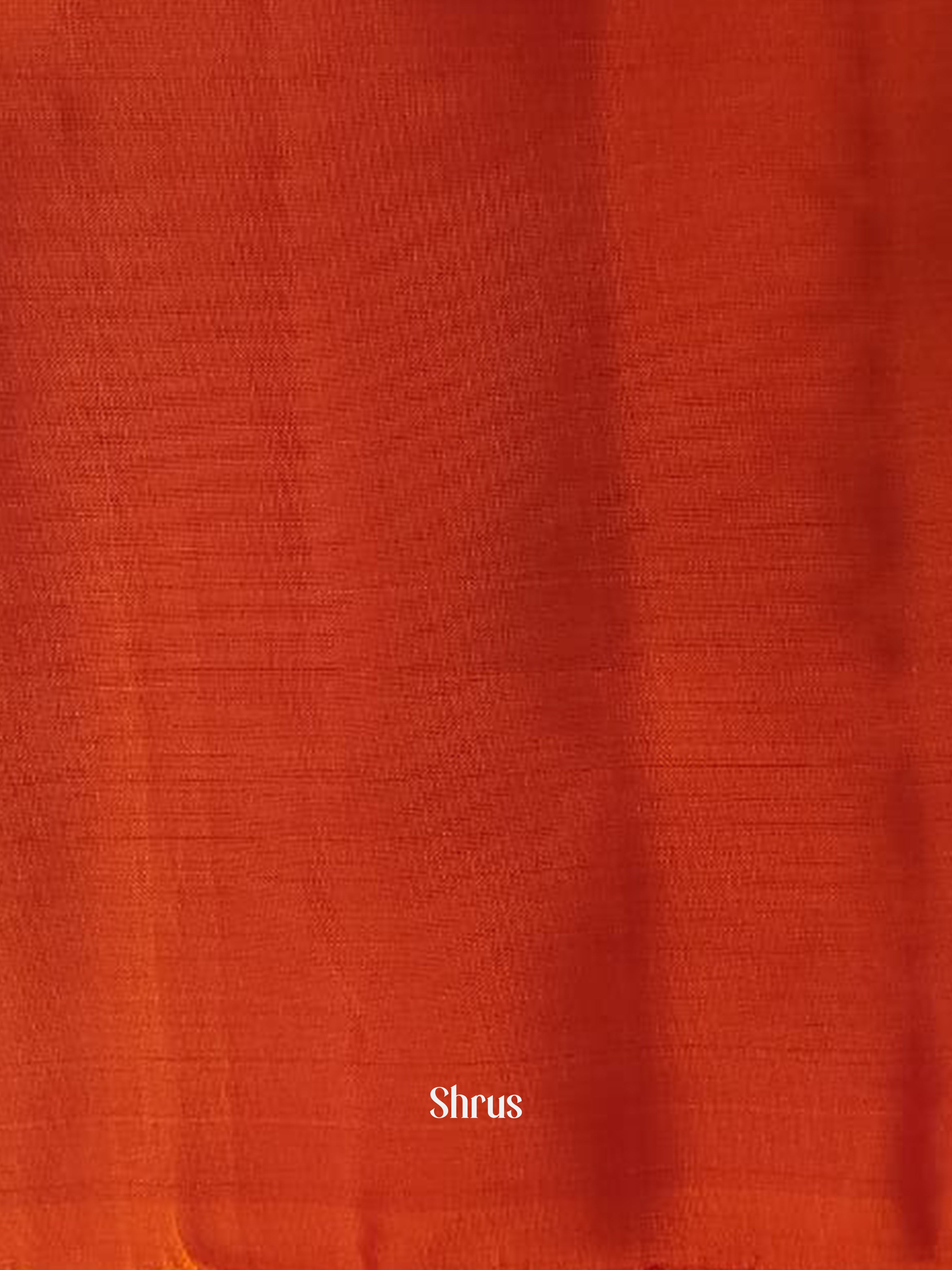 Blue  & Orange - Softsilk-halfpure Saree