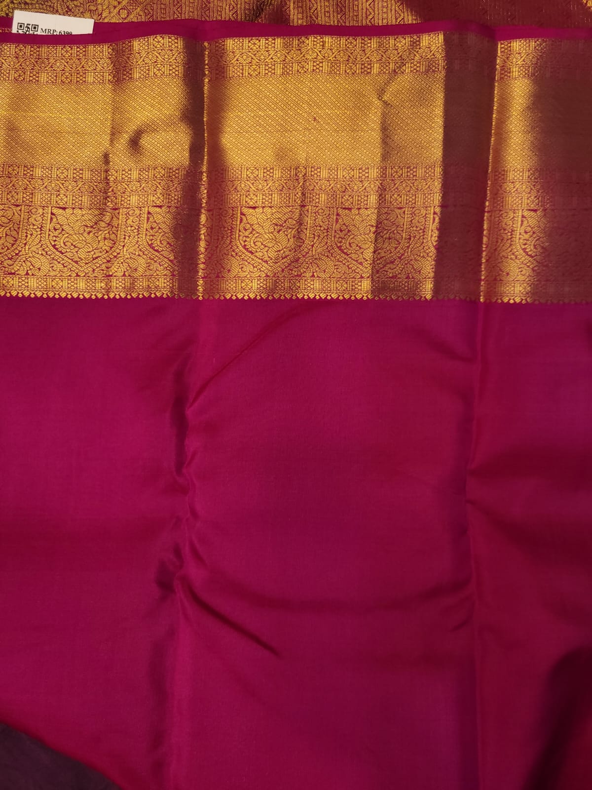 Wine & Pink - Kanchipuram-halfpure Saree