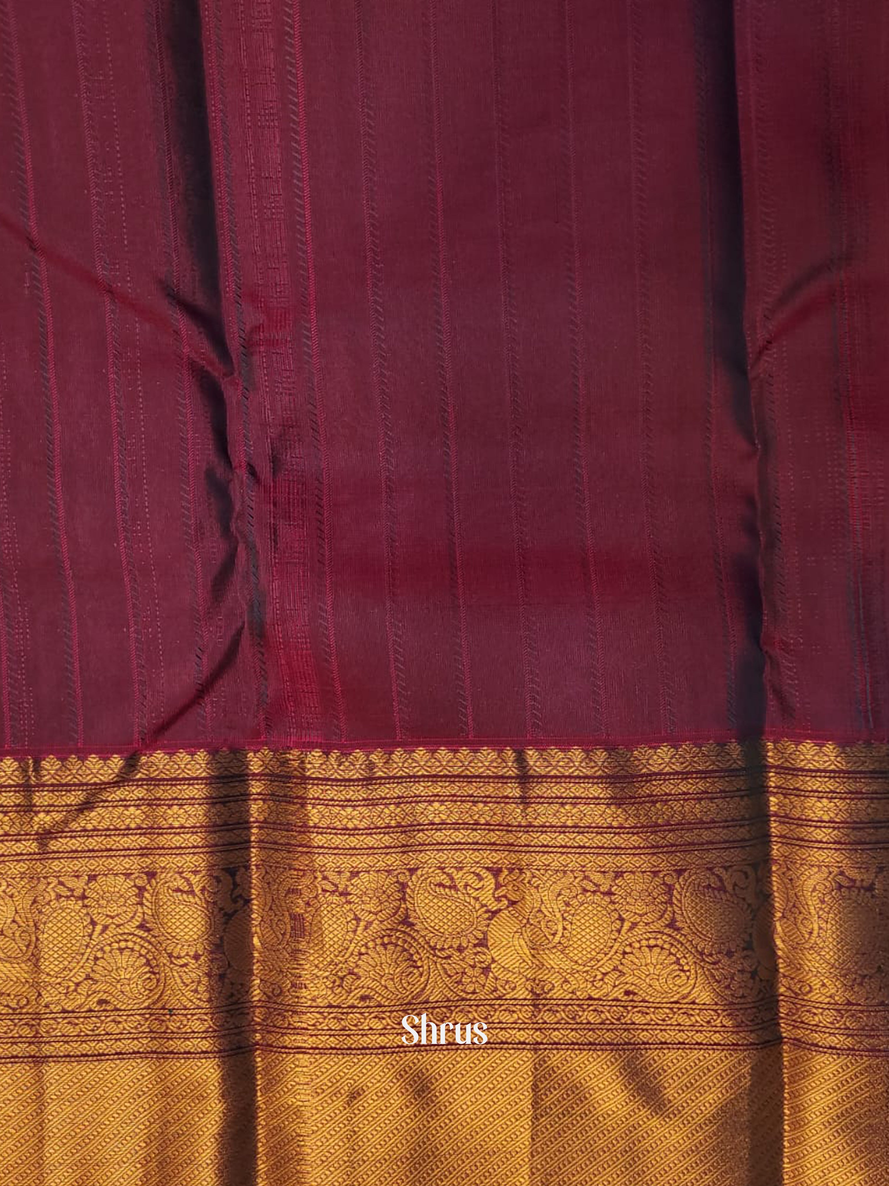 Blue & Pink  - Kanchipuram-halfpure Saree