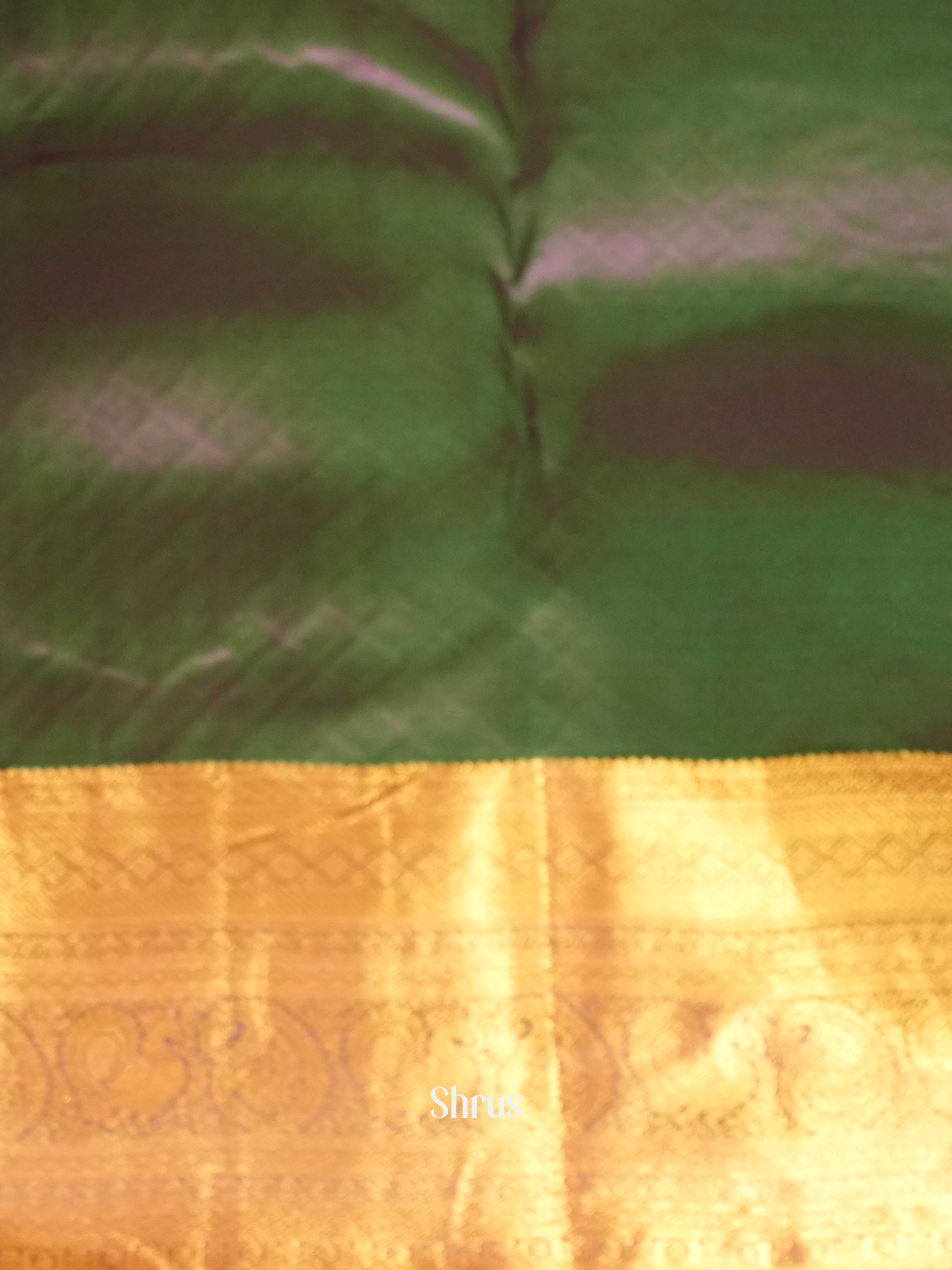 Lavender & Wine - Kanchipuram-halfpure Saree